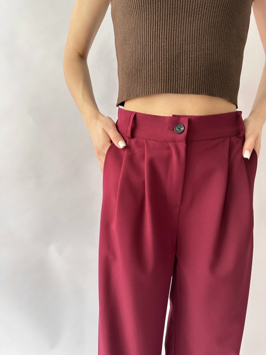 Брюки TUO MONDO бордовые
