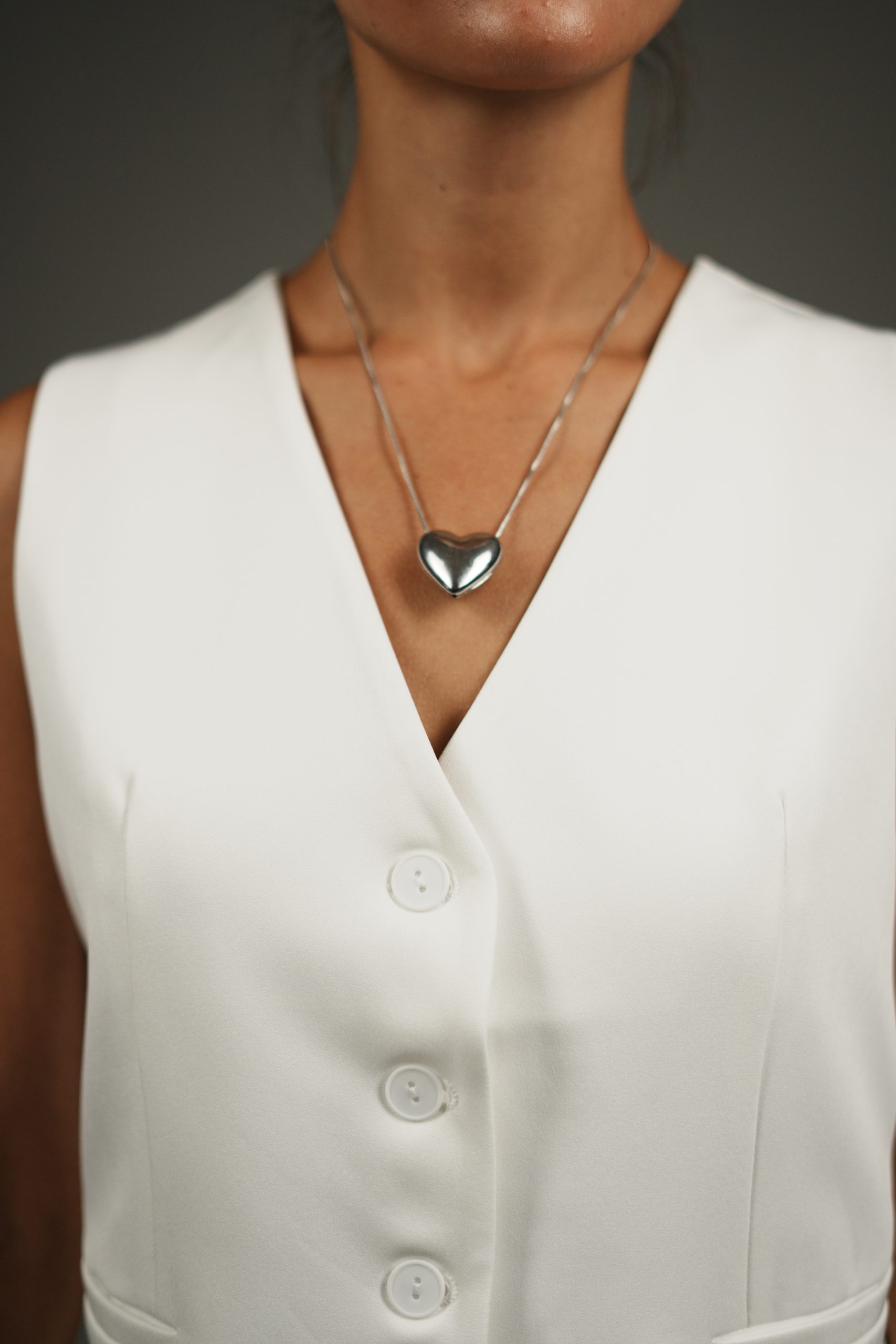 Жилет белый TUO MONDO