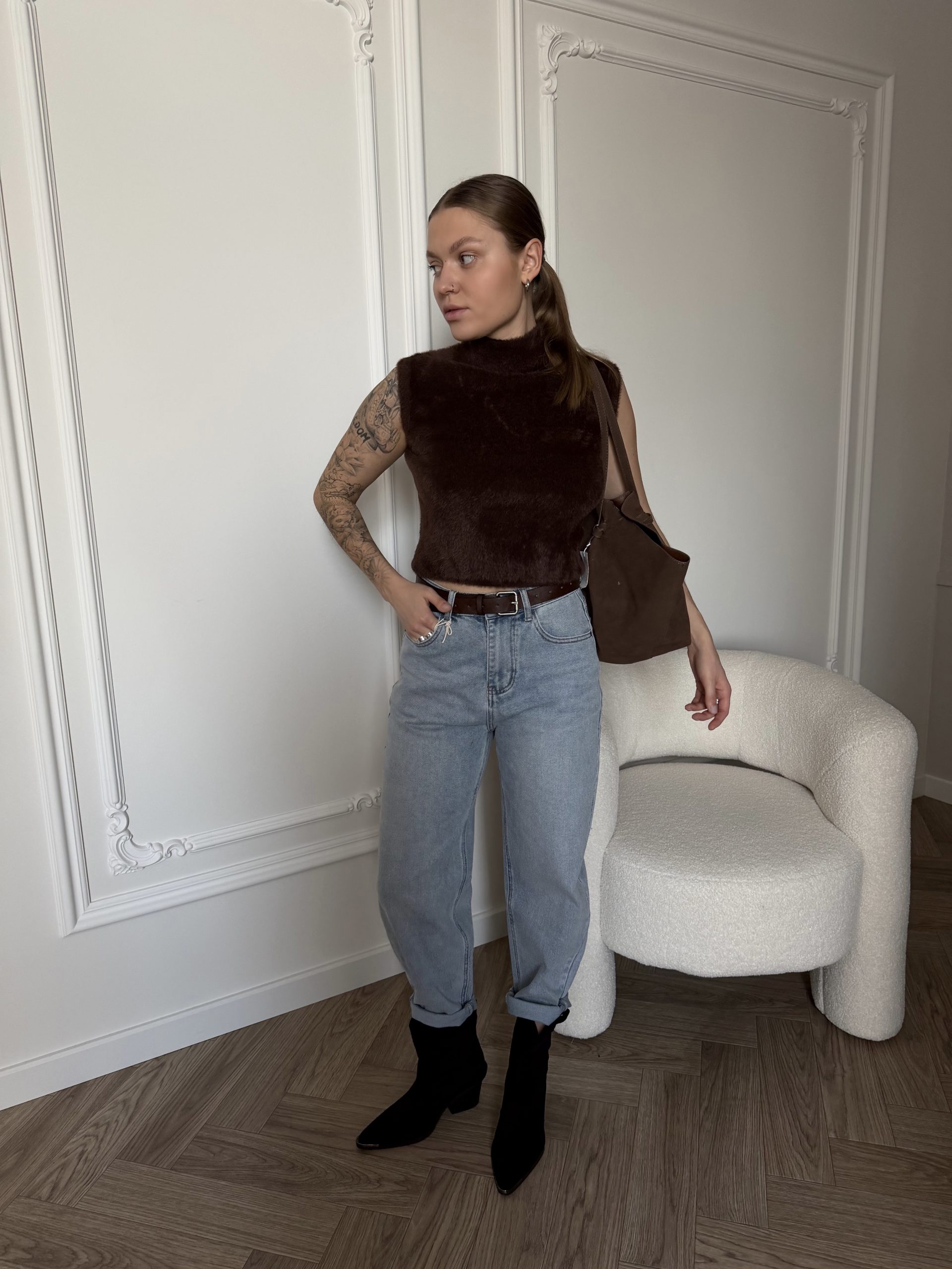 Топы из мохеры