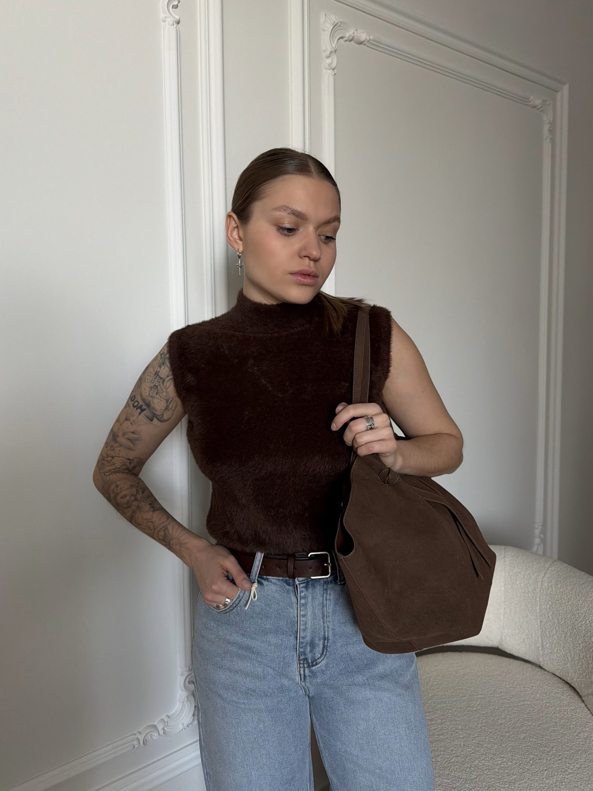 Топы из мохеры