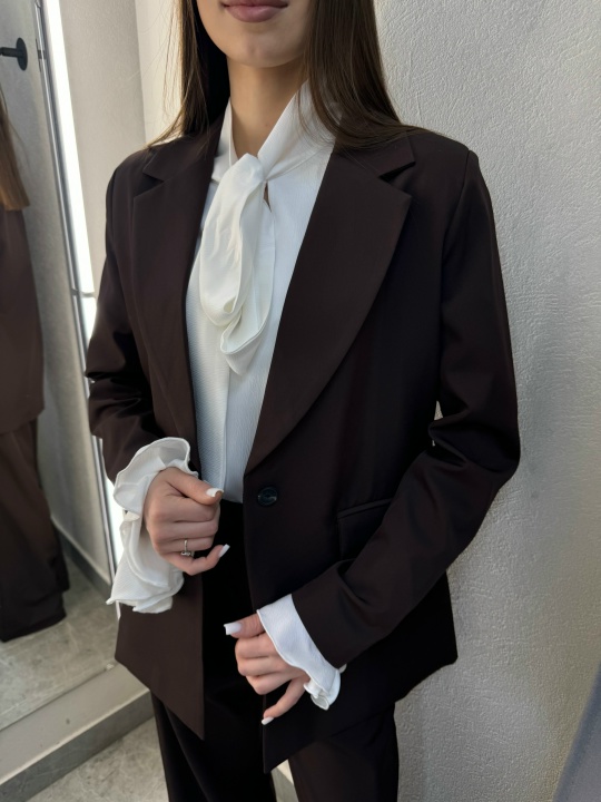 Пиджак TUO MONDO шоколадный