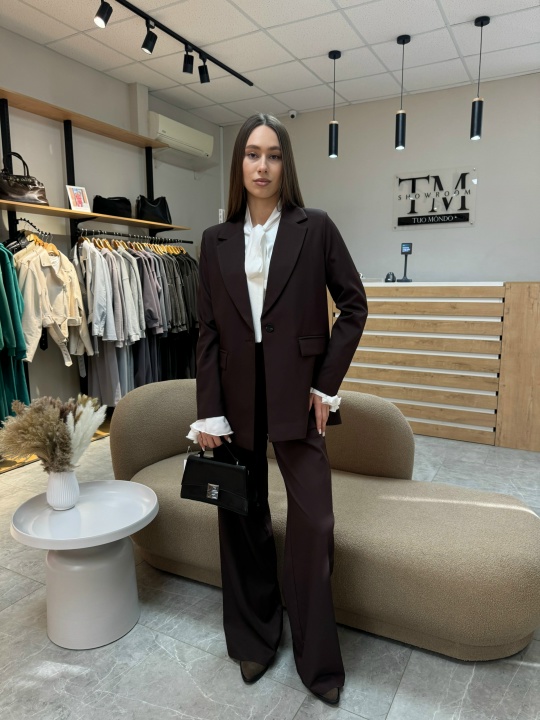 Пиджак TUO MONDO шоколадный