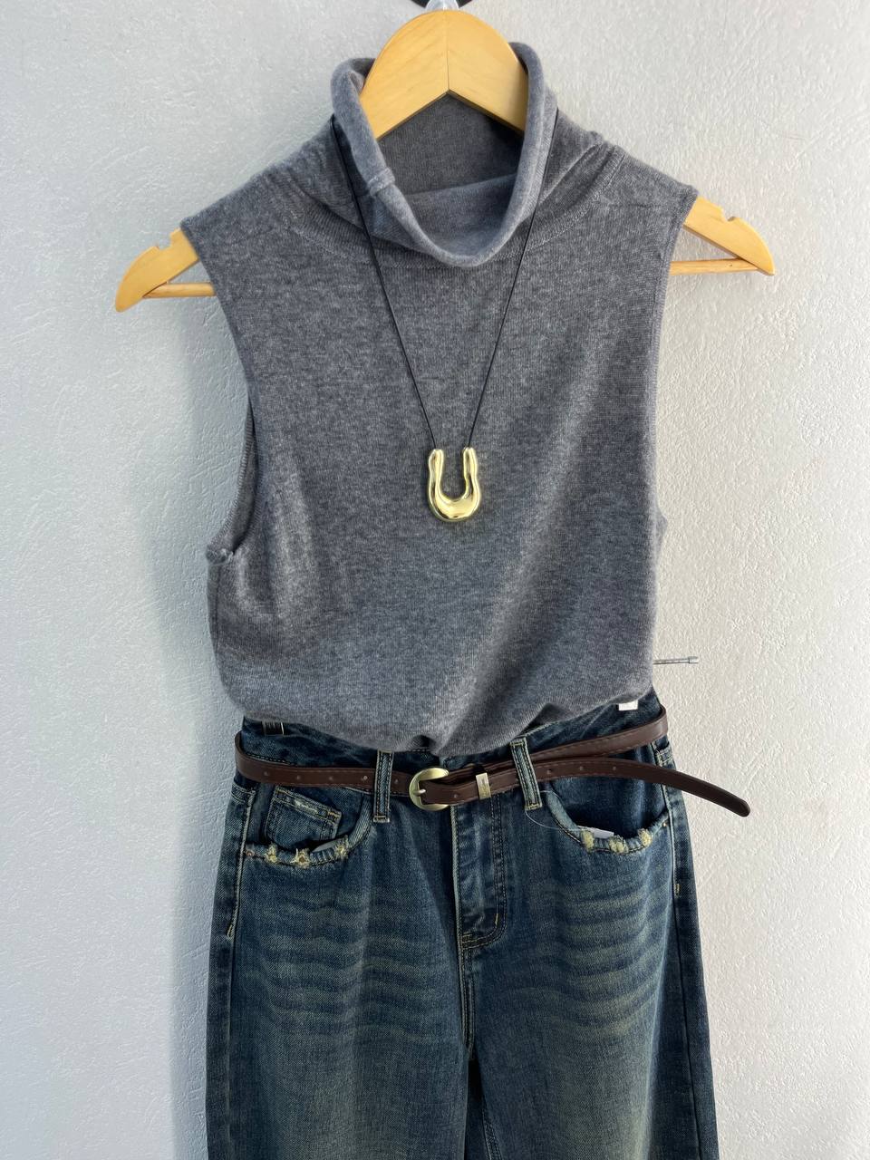 Топ водолазка с горлом