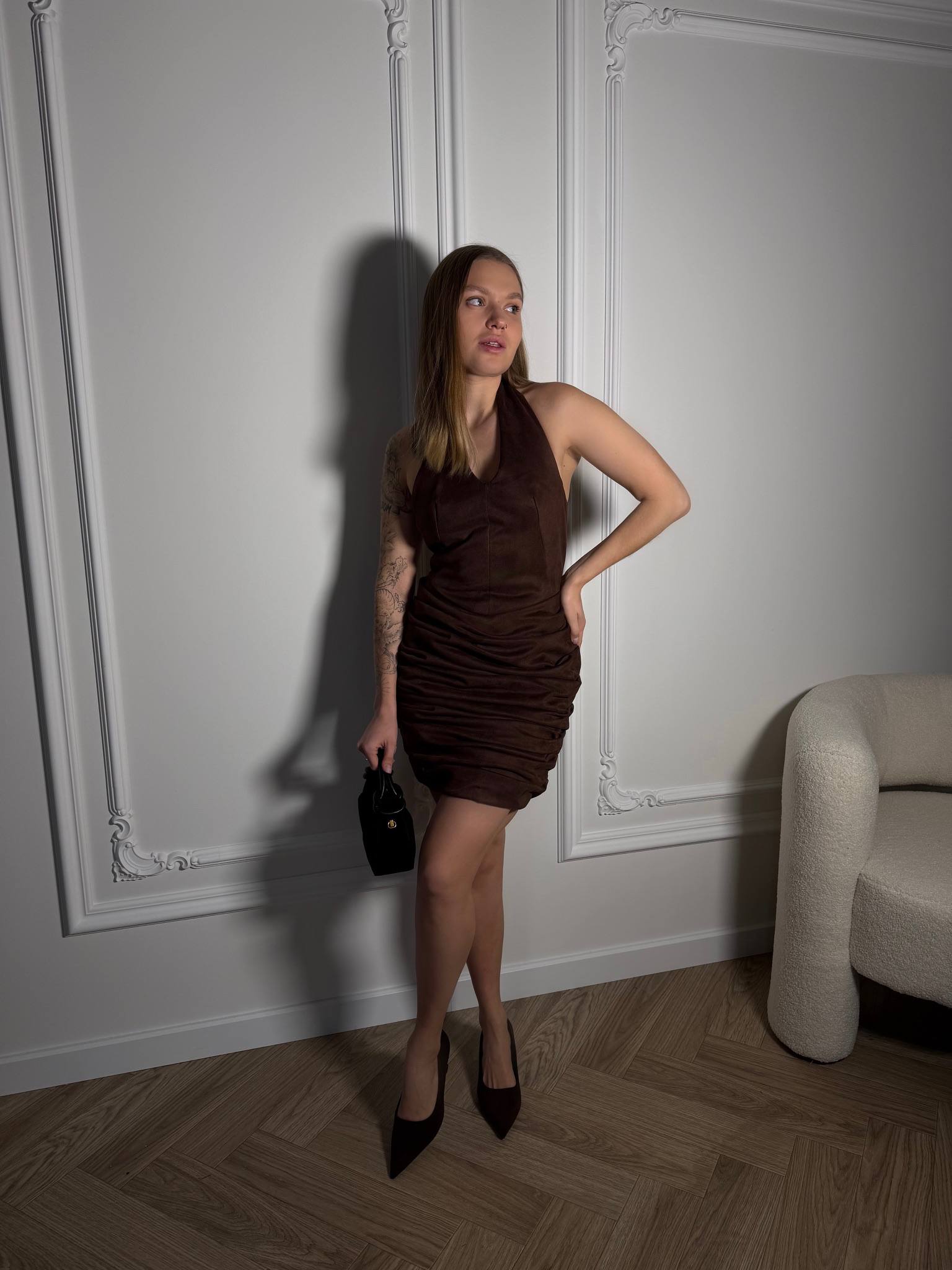 Платье из спандекса