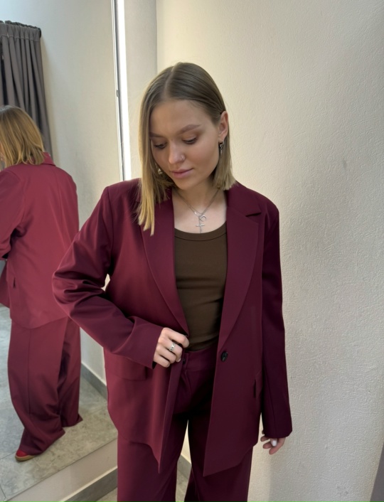 Пиджак TUO MONDO бордовый