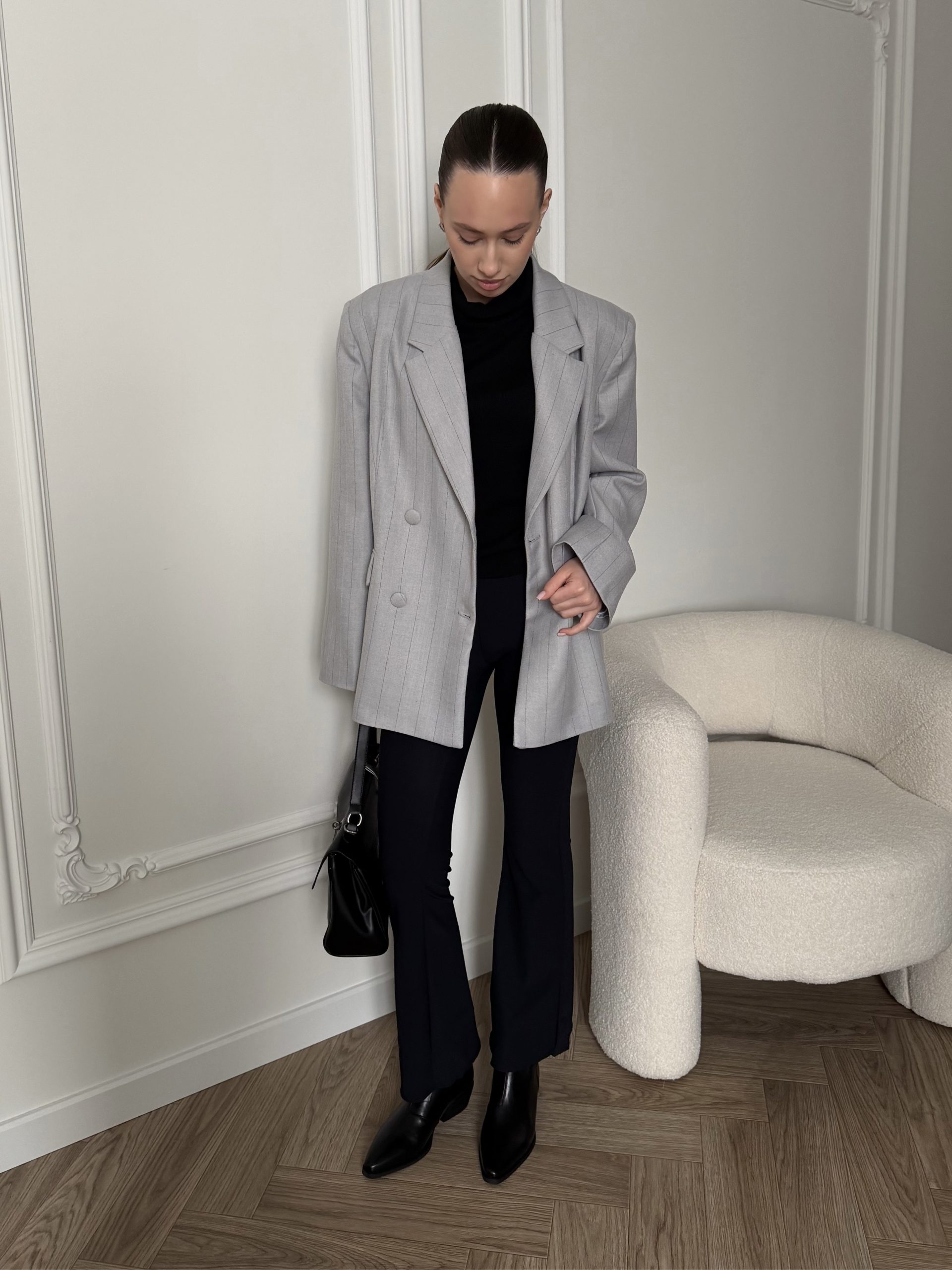 Пиджак в полоску