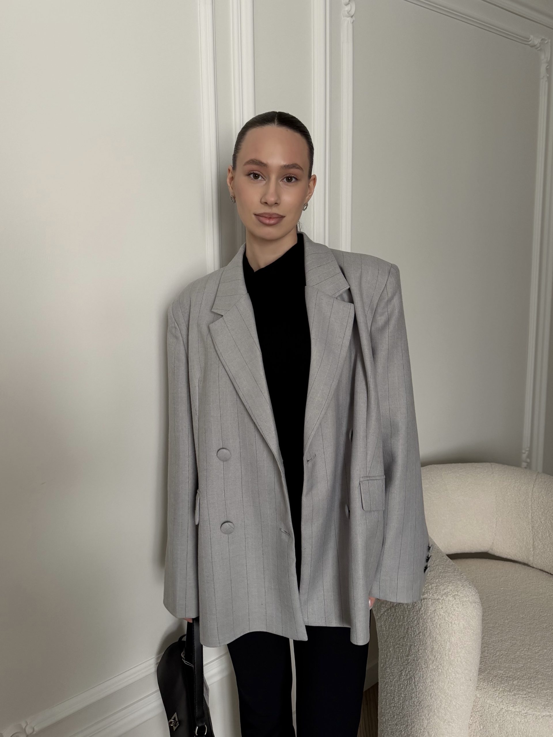 Пиджак в полоску