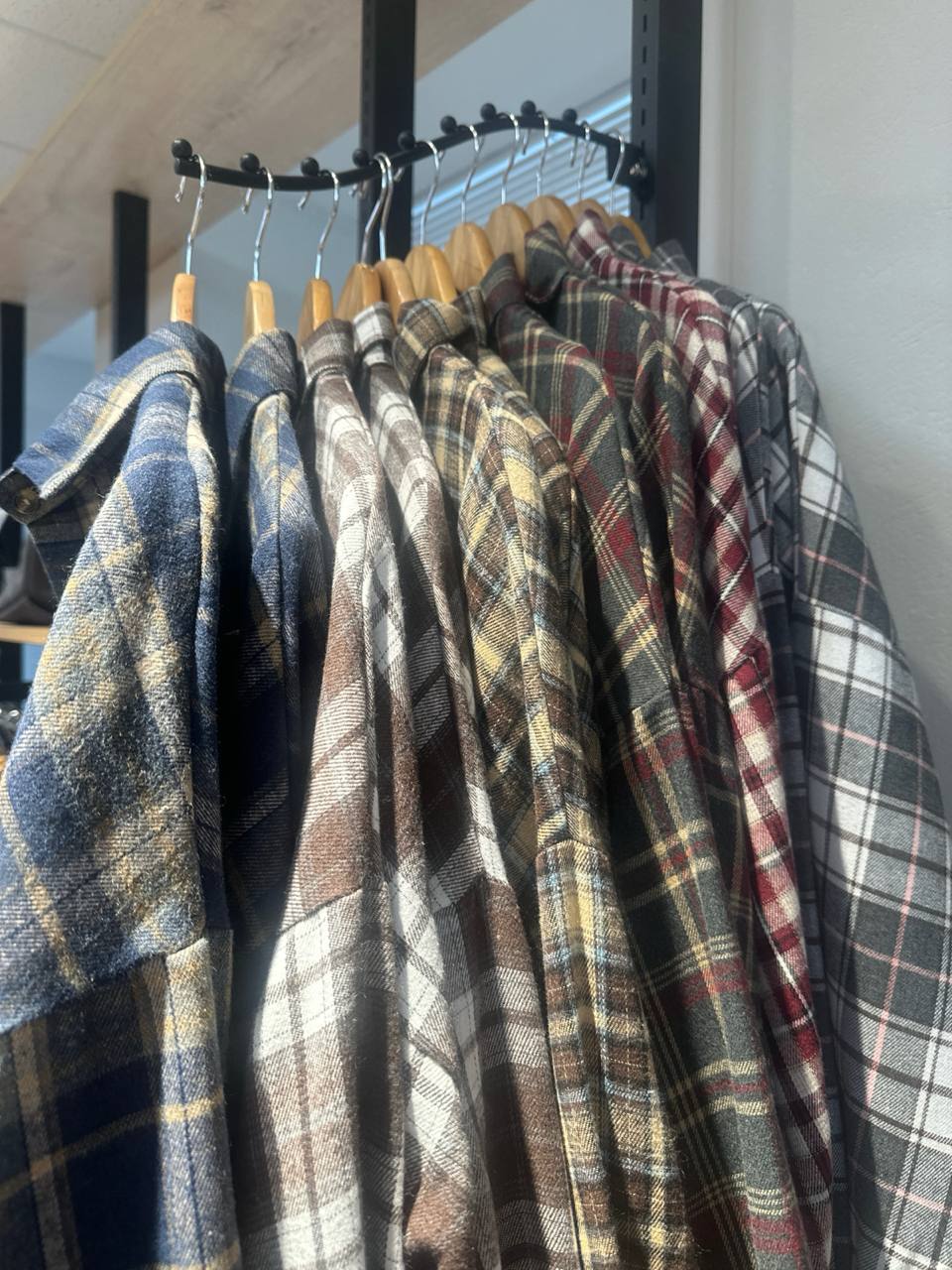 Рубашка в клетку оверсайз