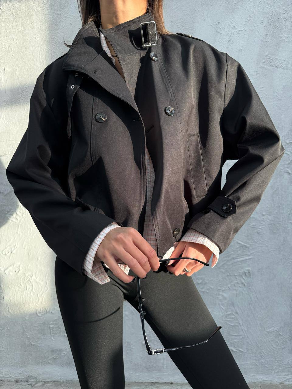 Тренч укороченный