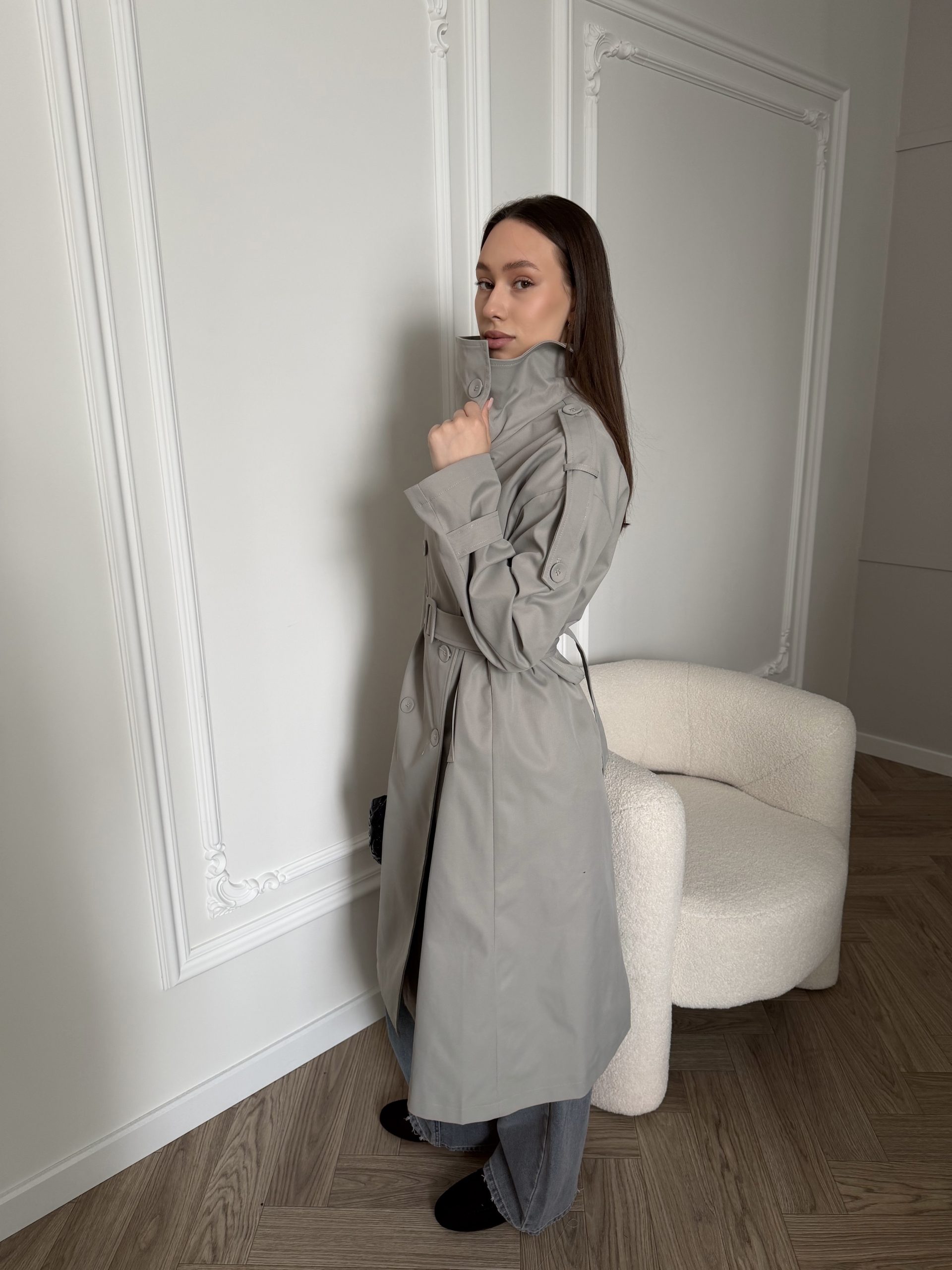 Тренч со стойкой