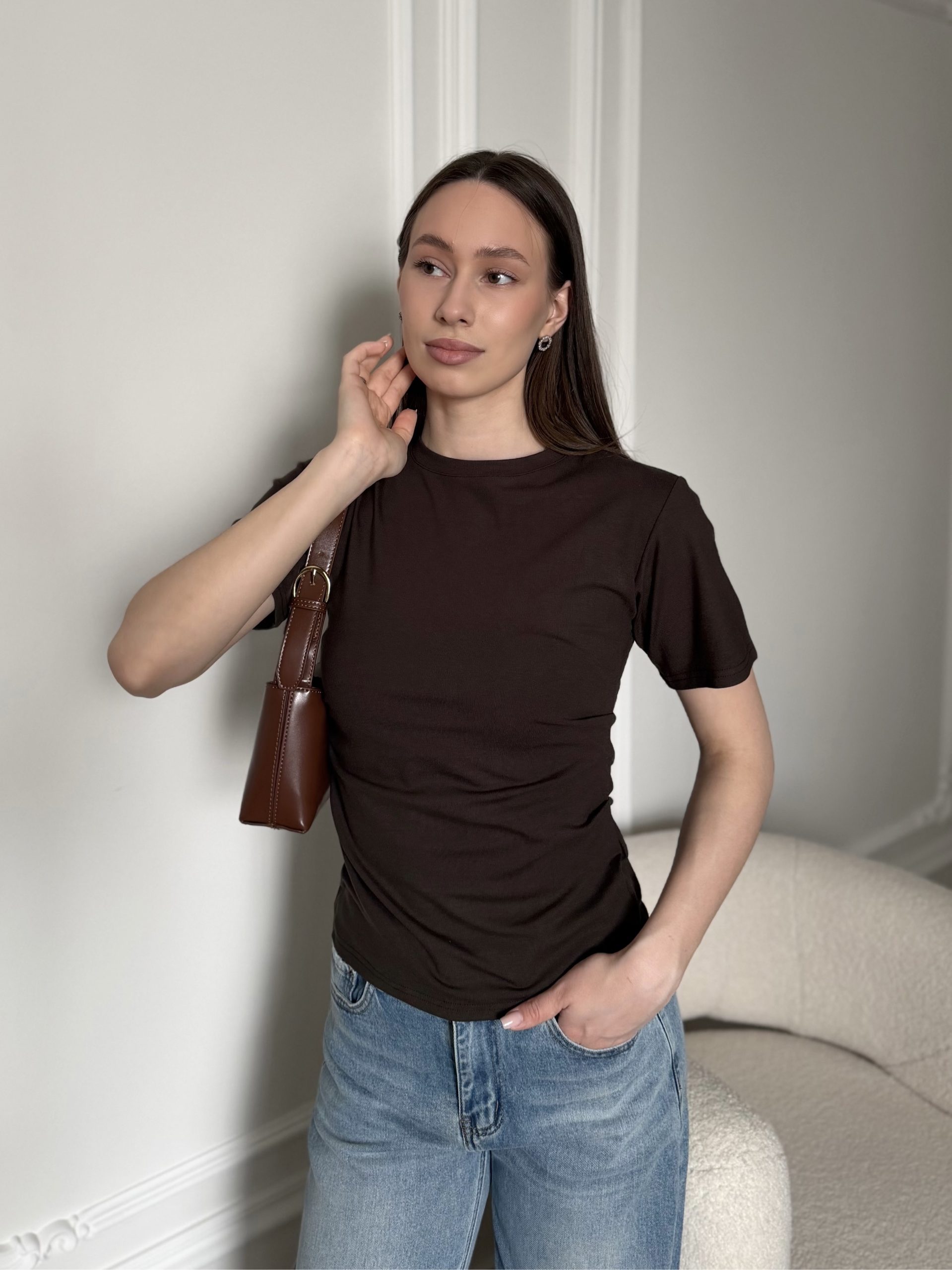 Топ приталенный