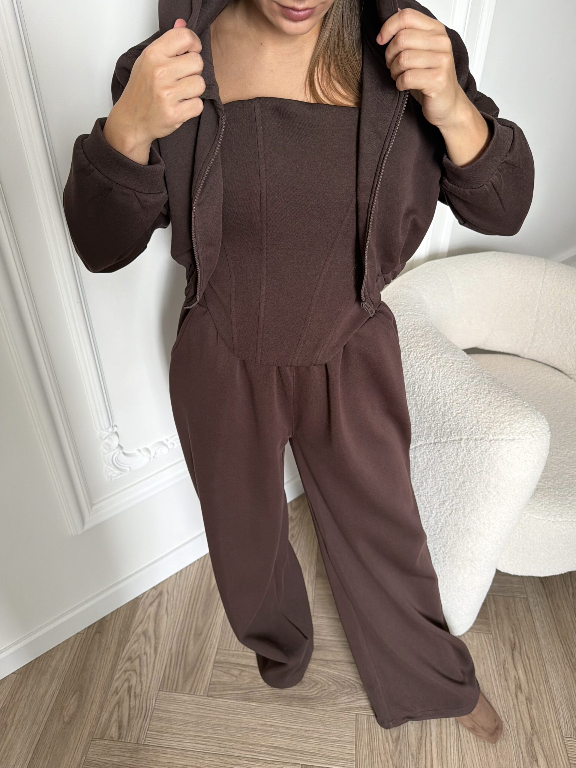 Костюм тройка с корсетом