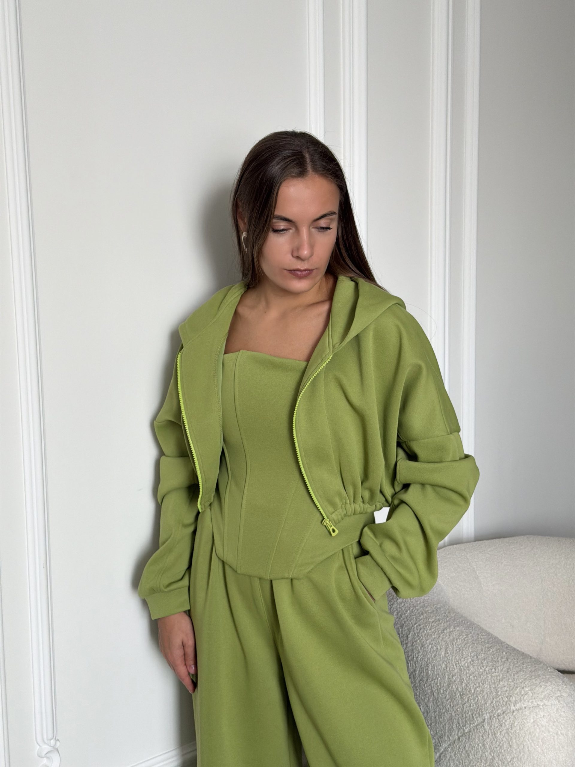 Костюм тройка с корсетом