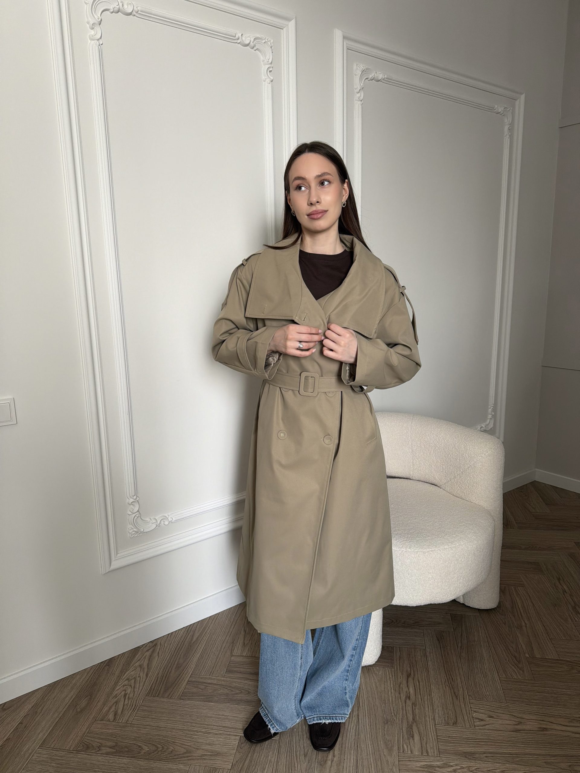 Тренч со стойкой