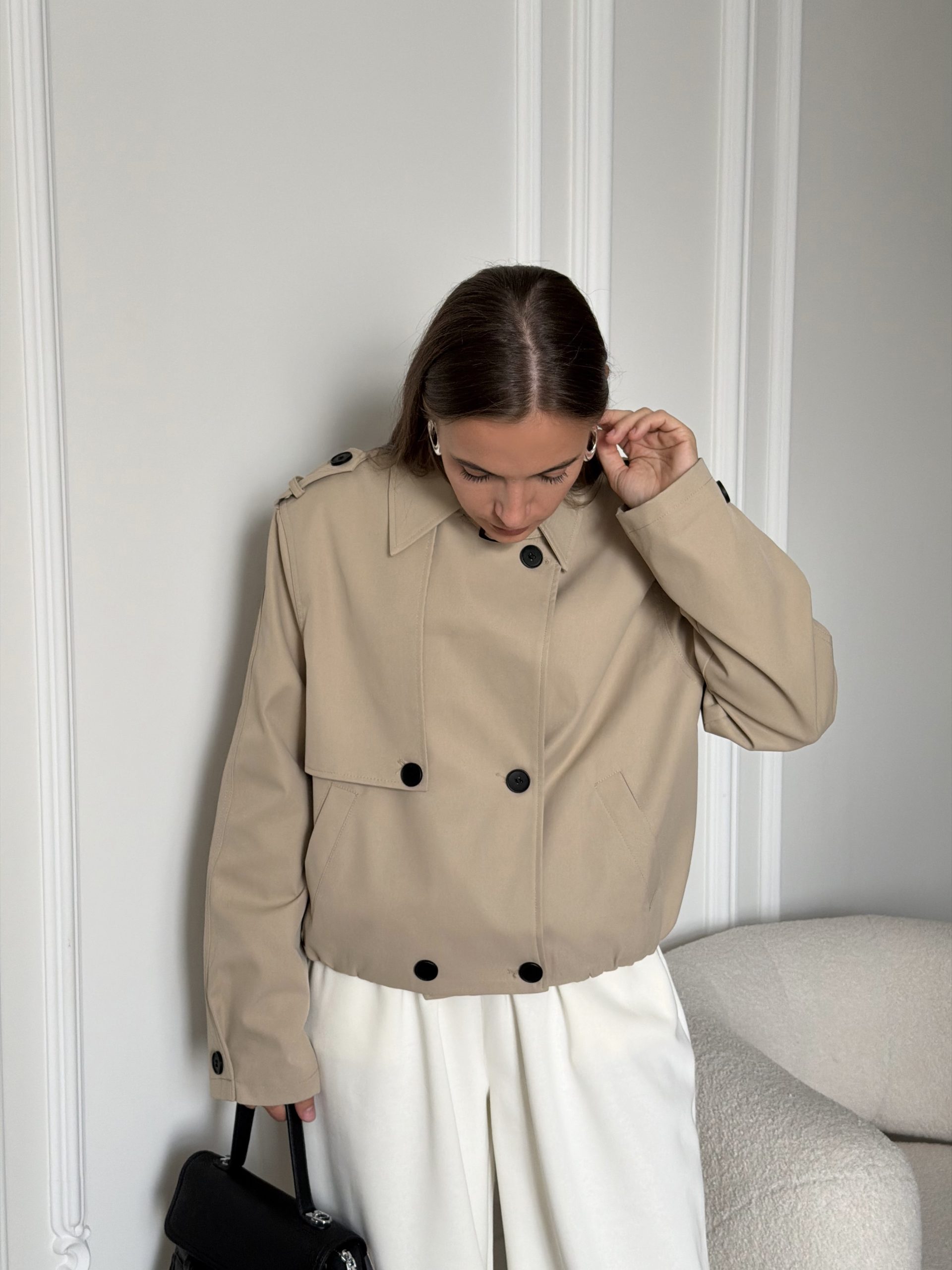 Тренч укороченный