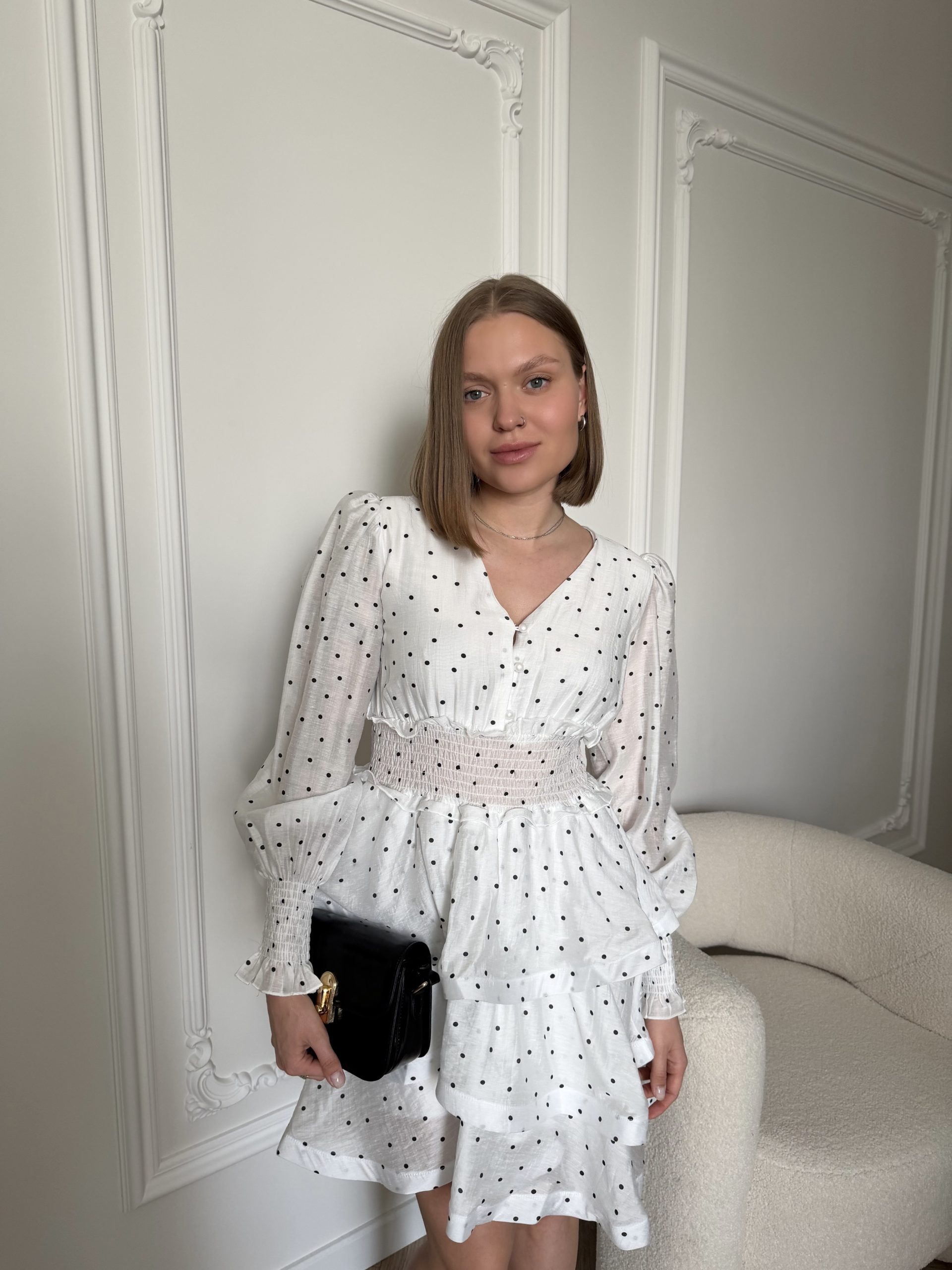 Платье в горох