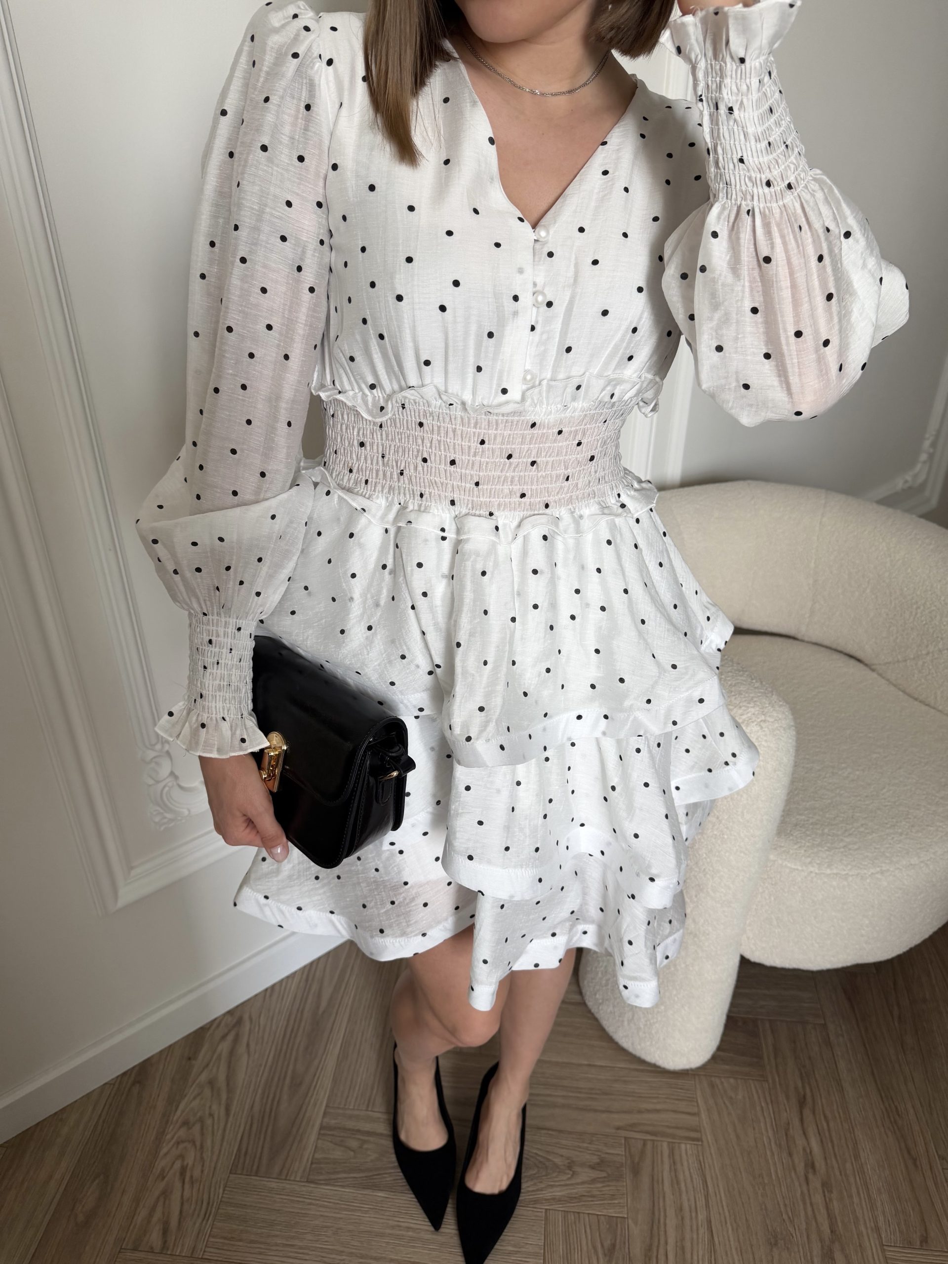 Платье в горох