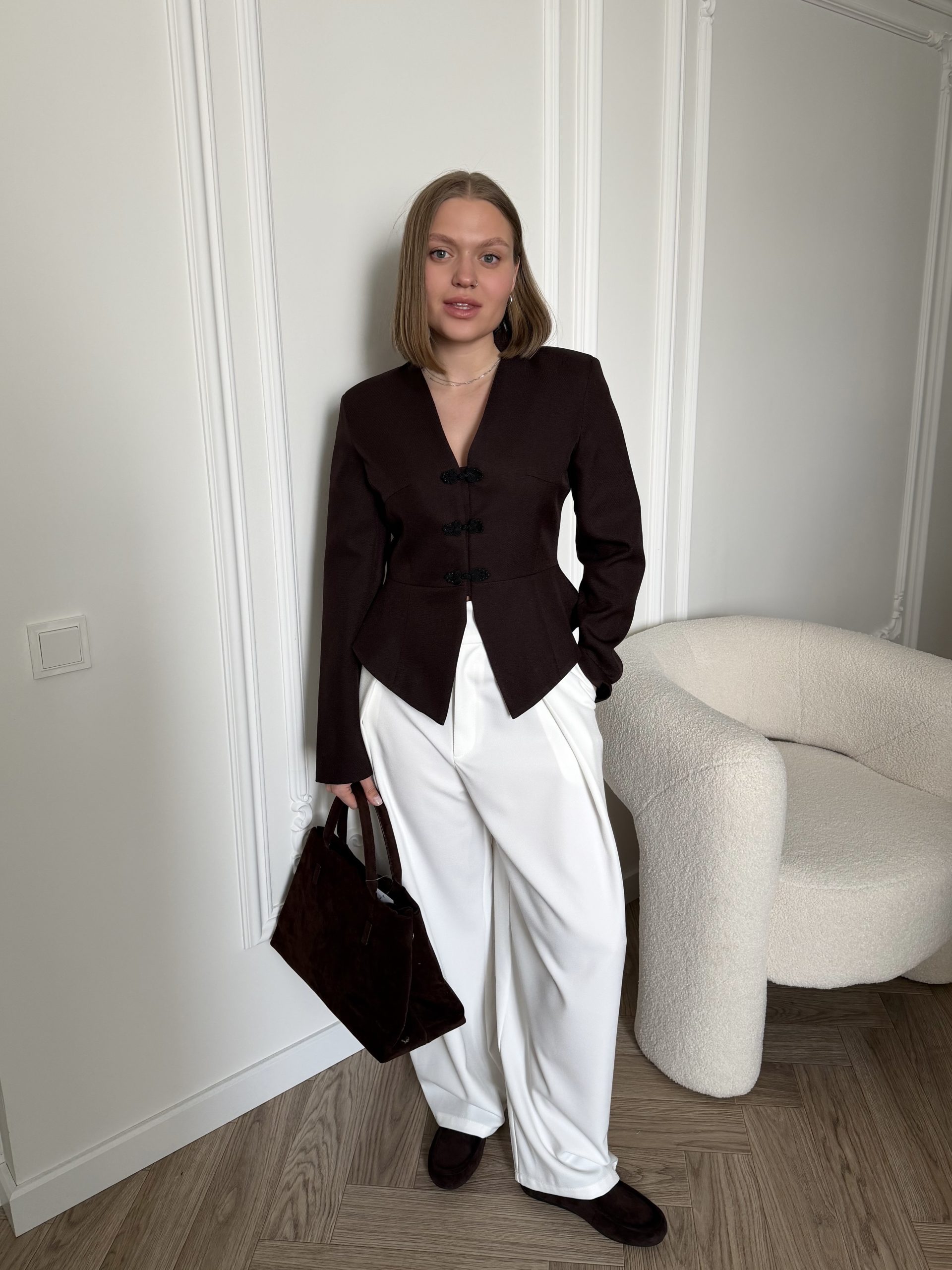 Брюки широкие