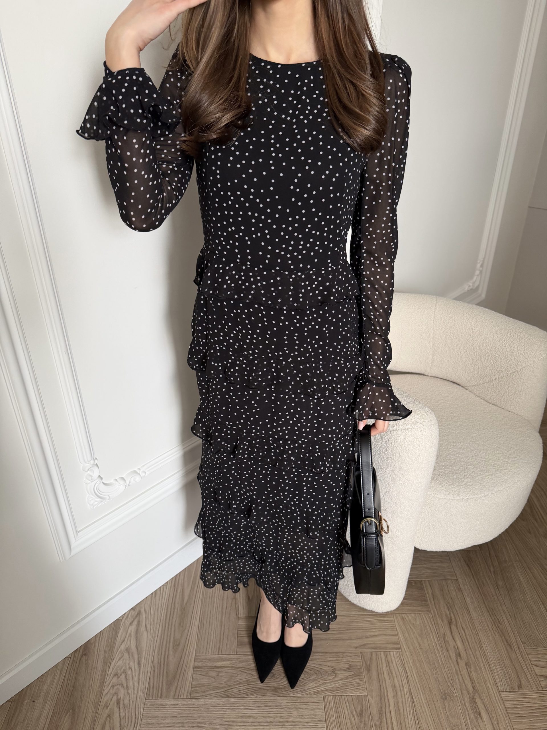 Платье в горох