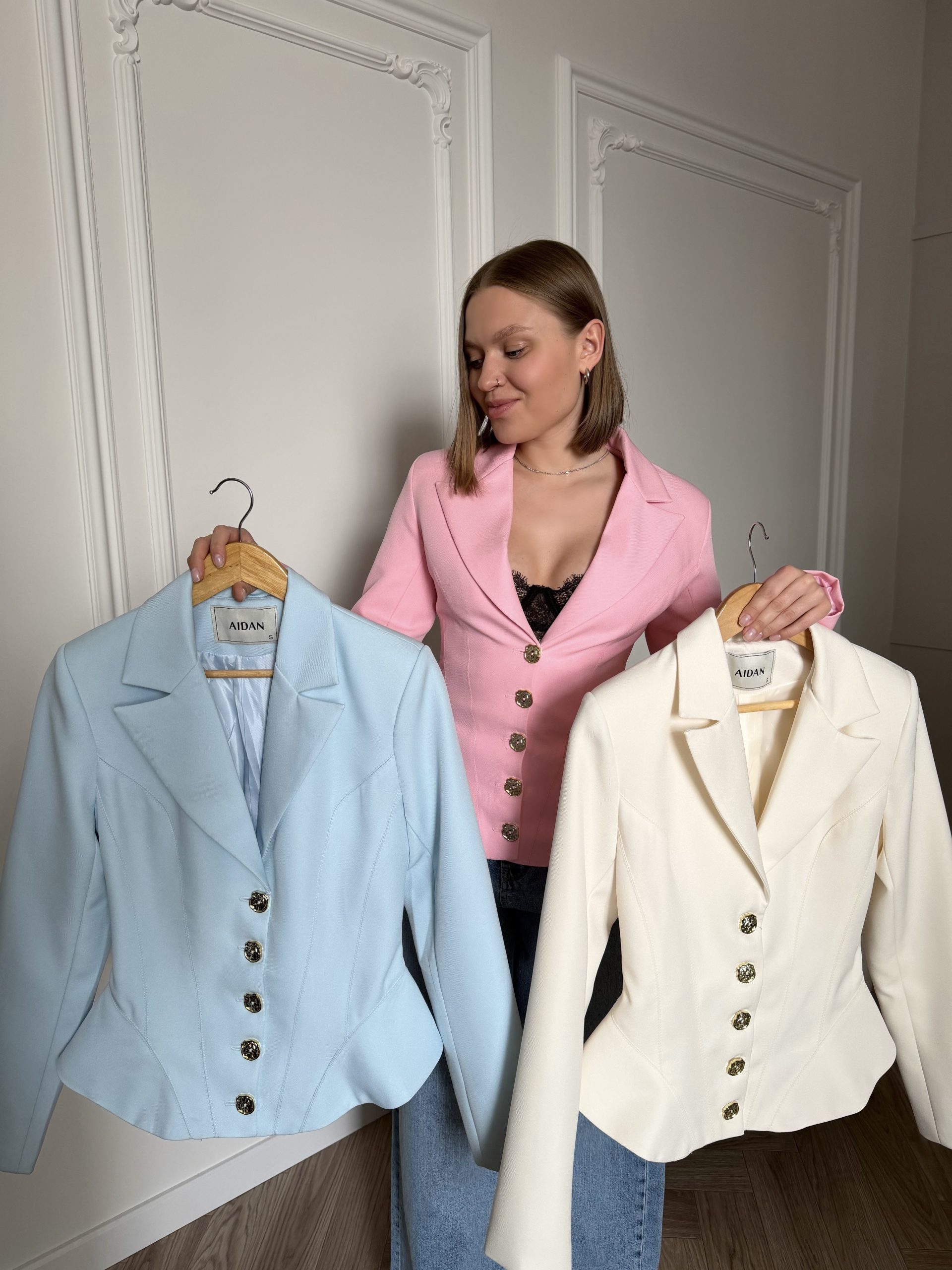 Жакет приталенный