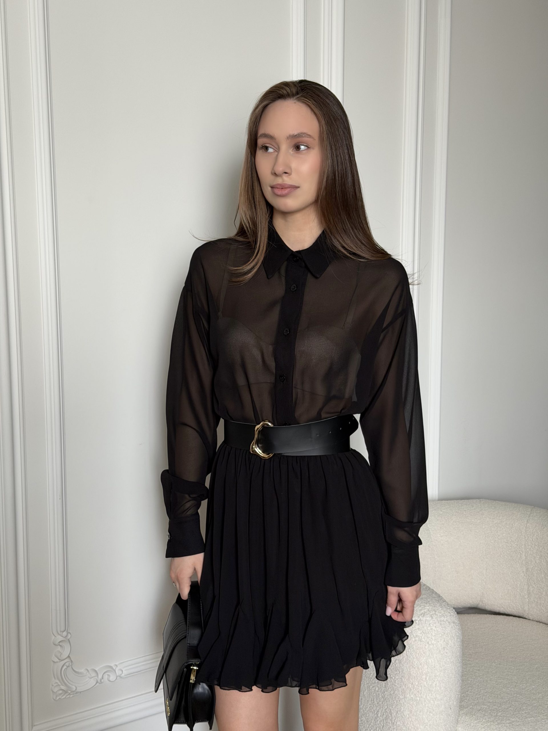 Платье шифоновое