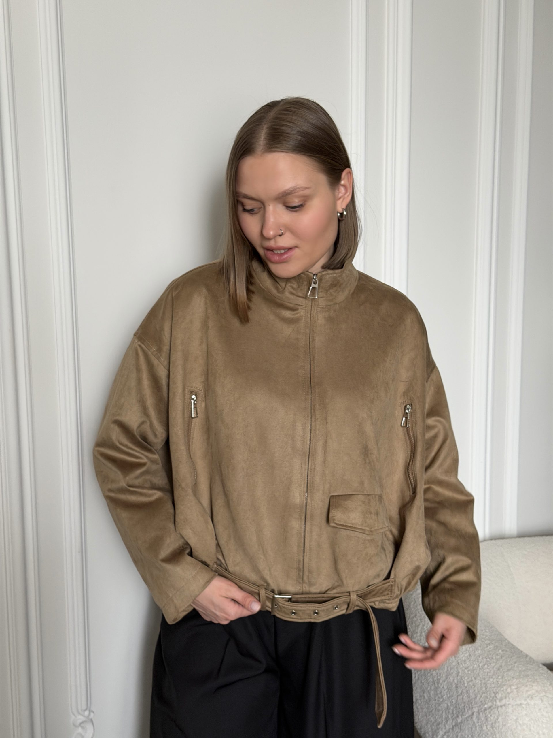 Куртка замшевая