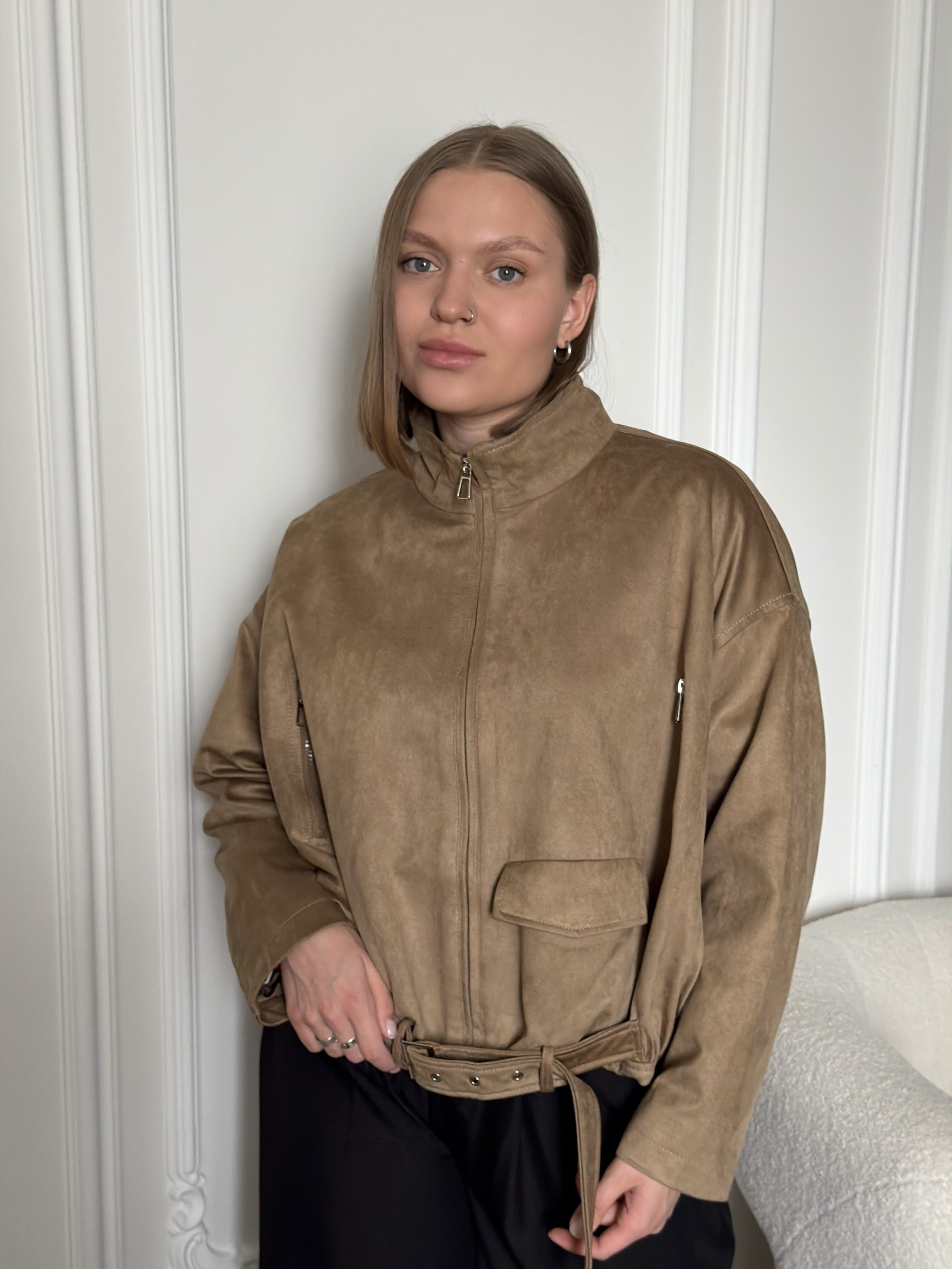 Куртка замшевая