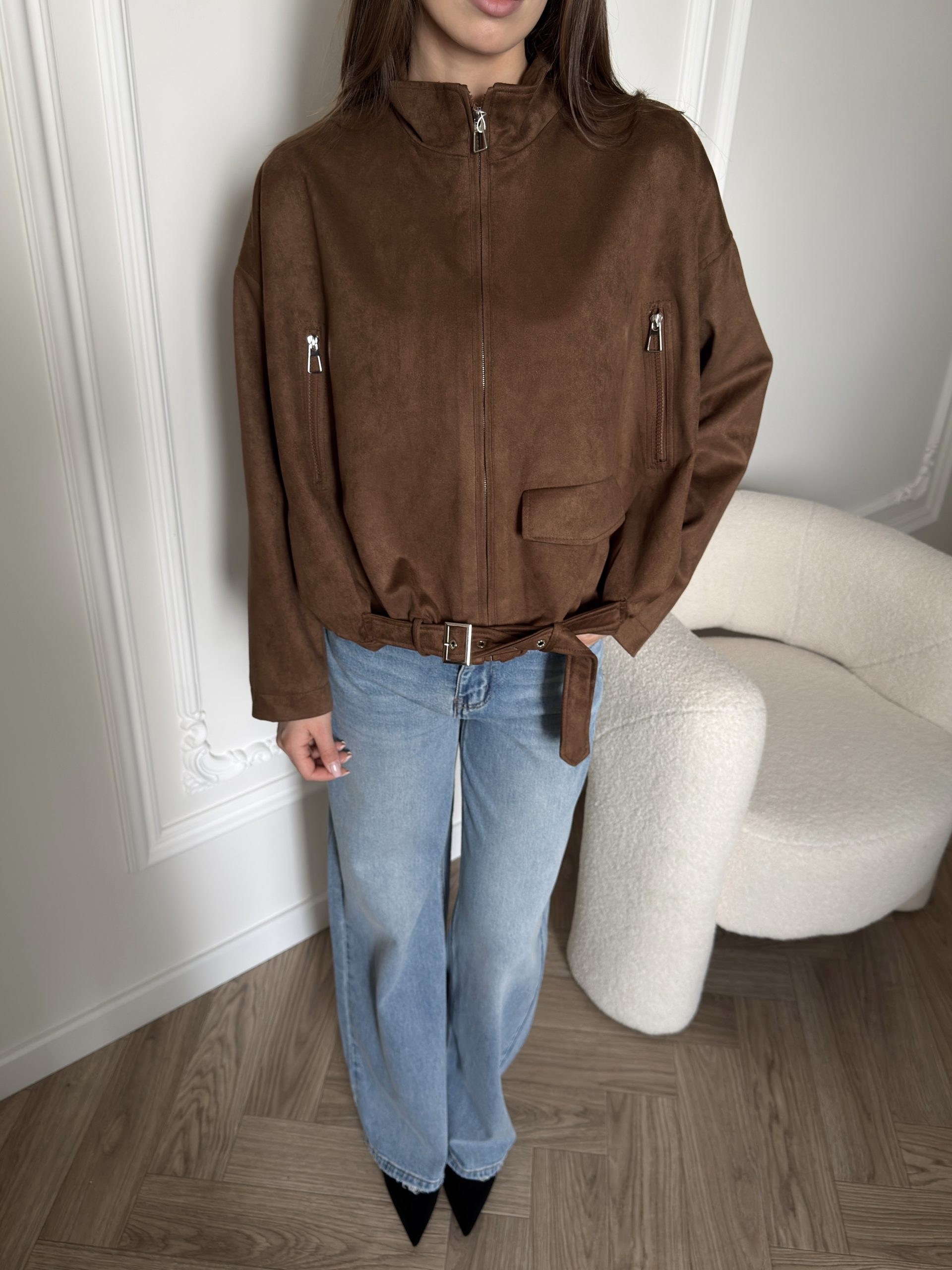 Куртка замшевая