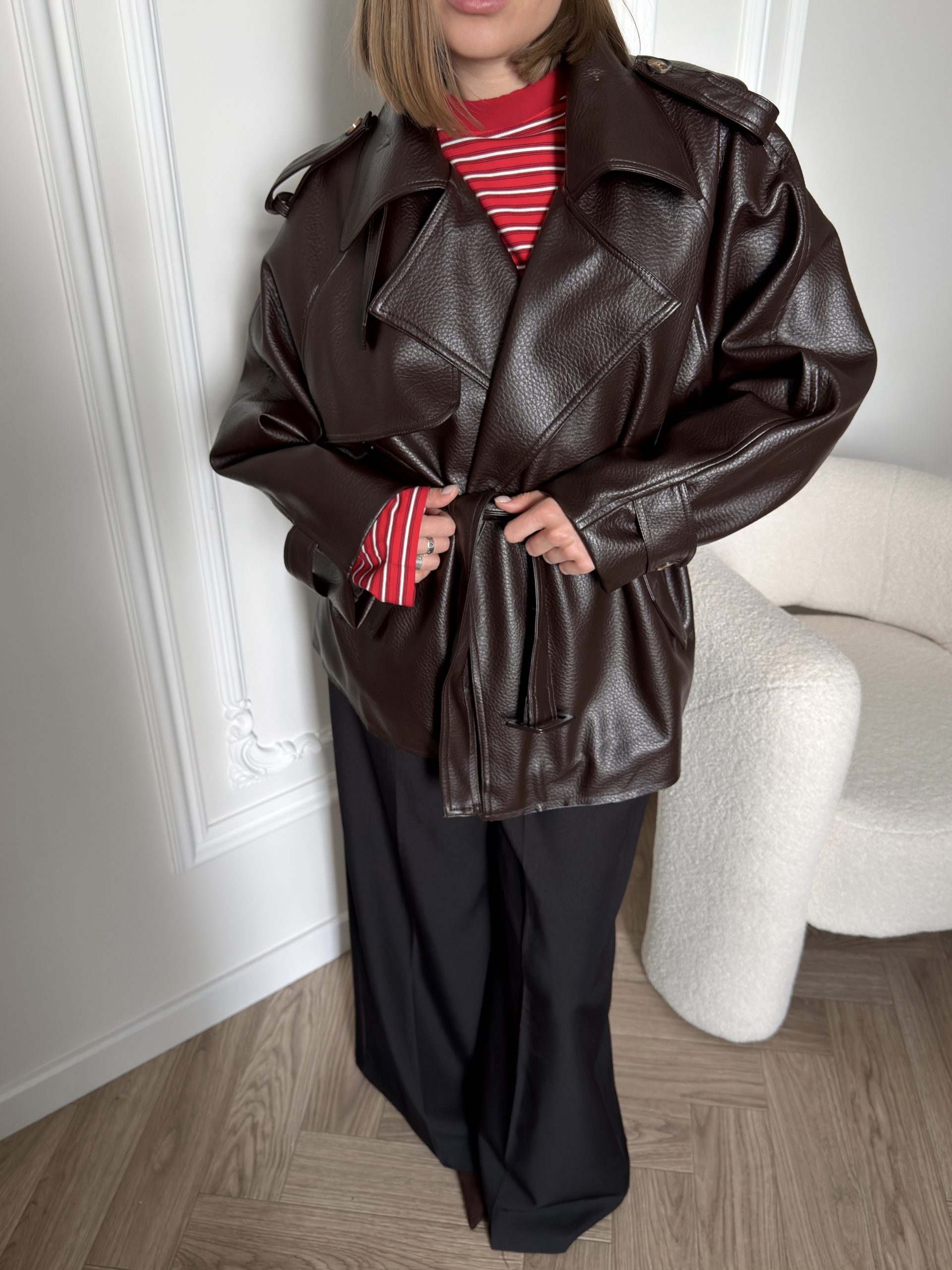 Куртка с поясом