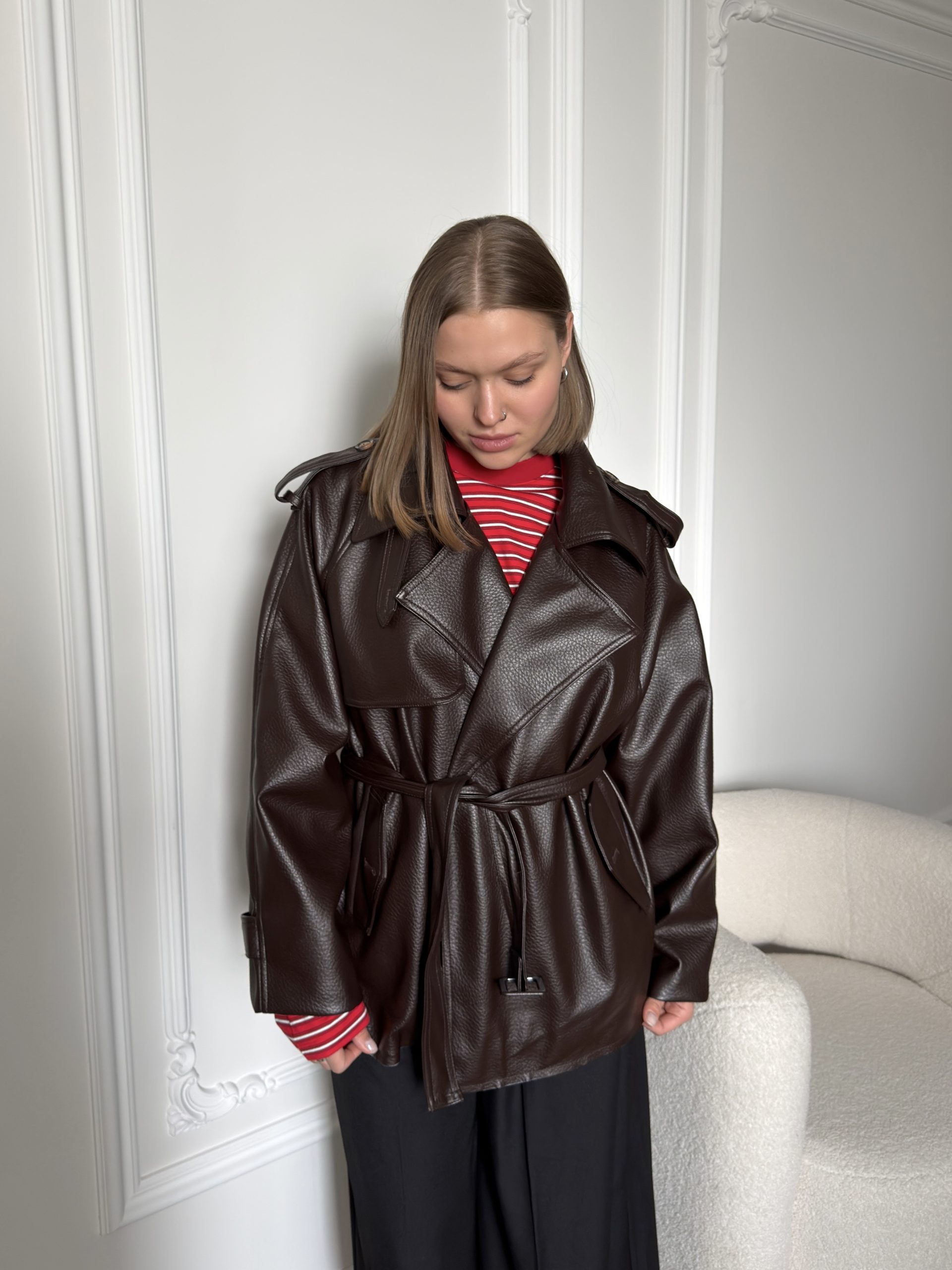 Куртка с поясом