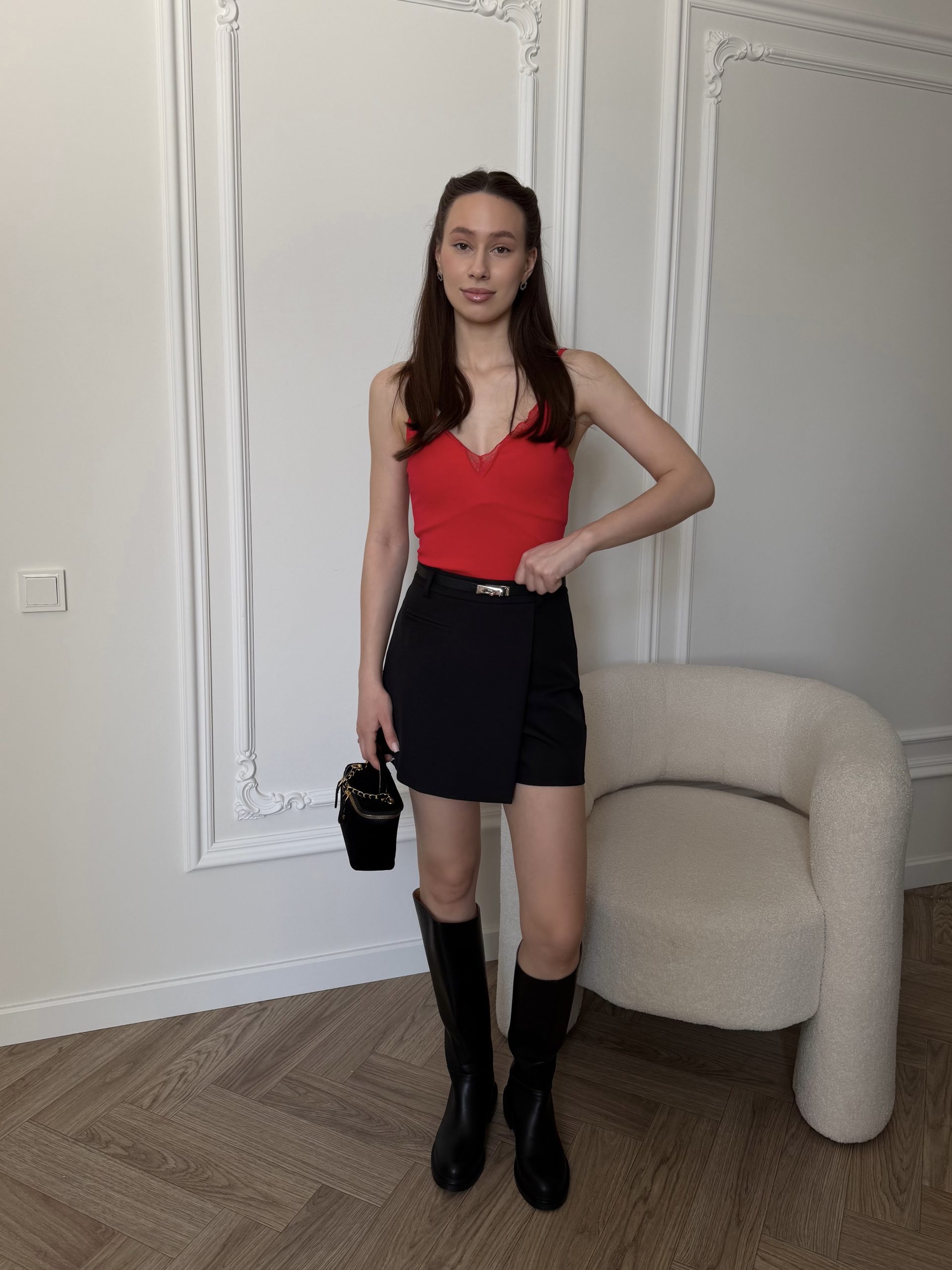 Топ с кружевом