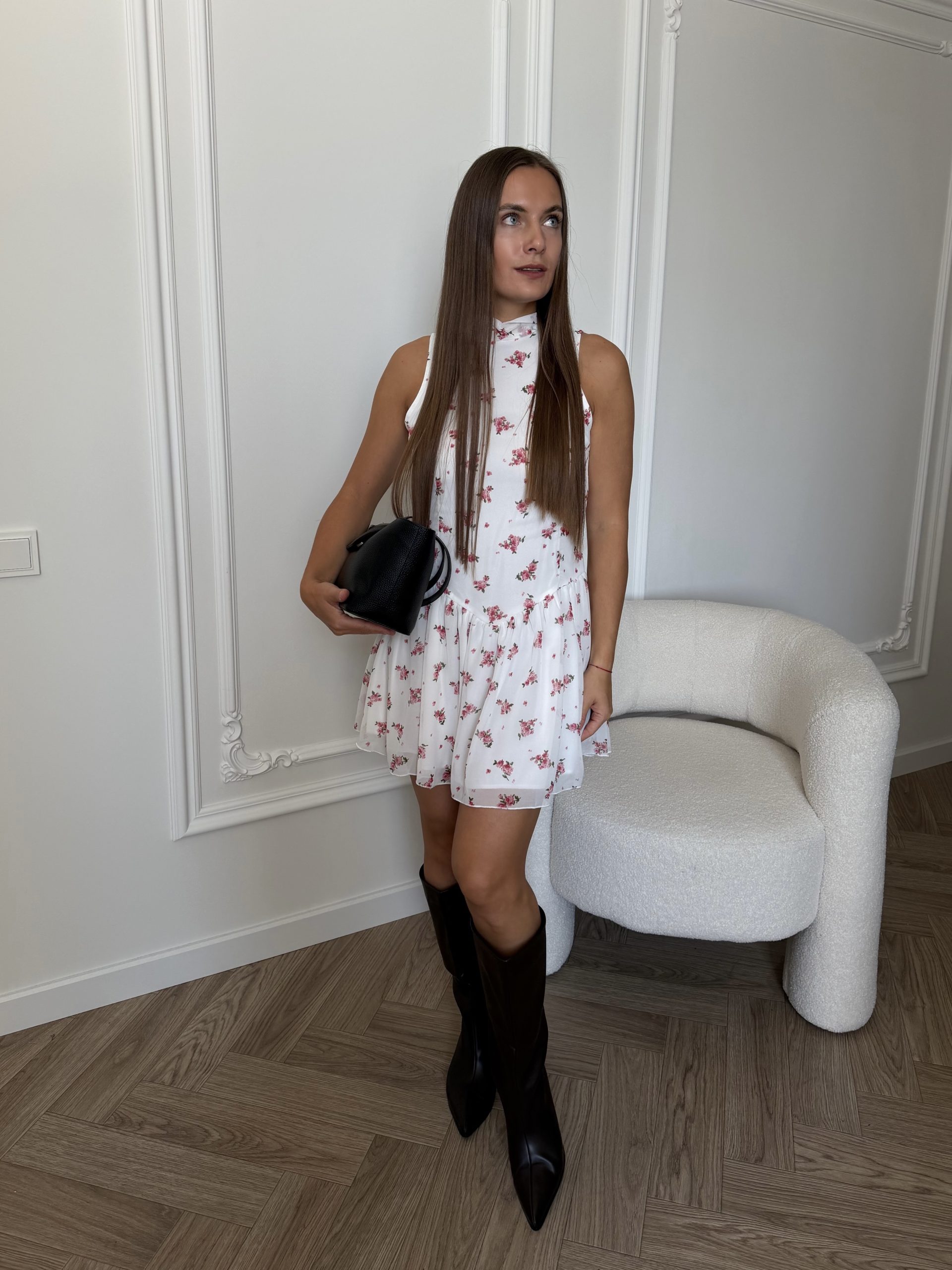 Платье в цветок