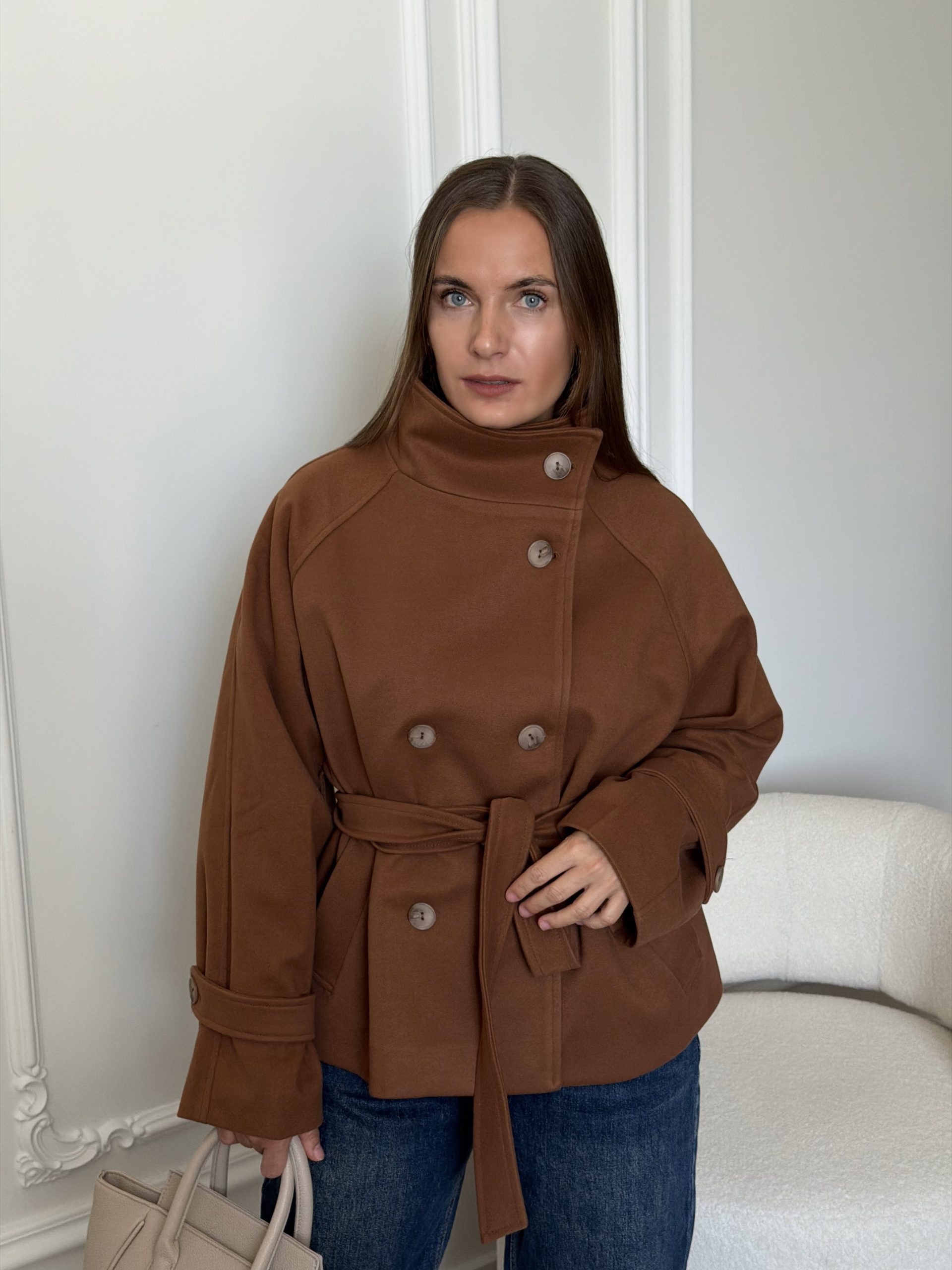 Пальто укороченное