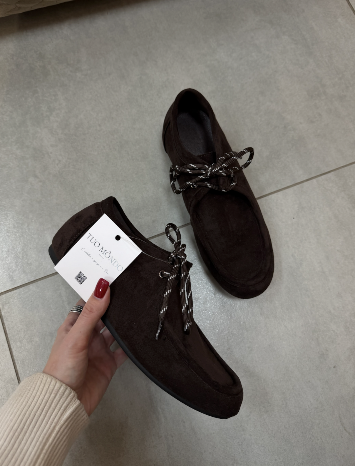 Лоферы со шнурками