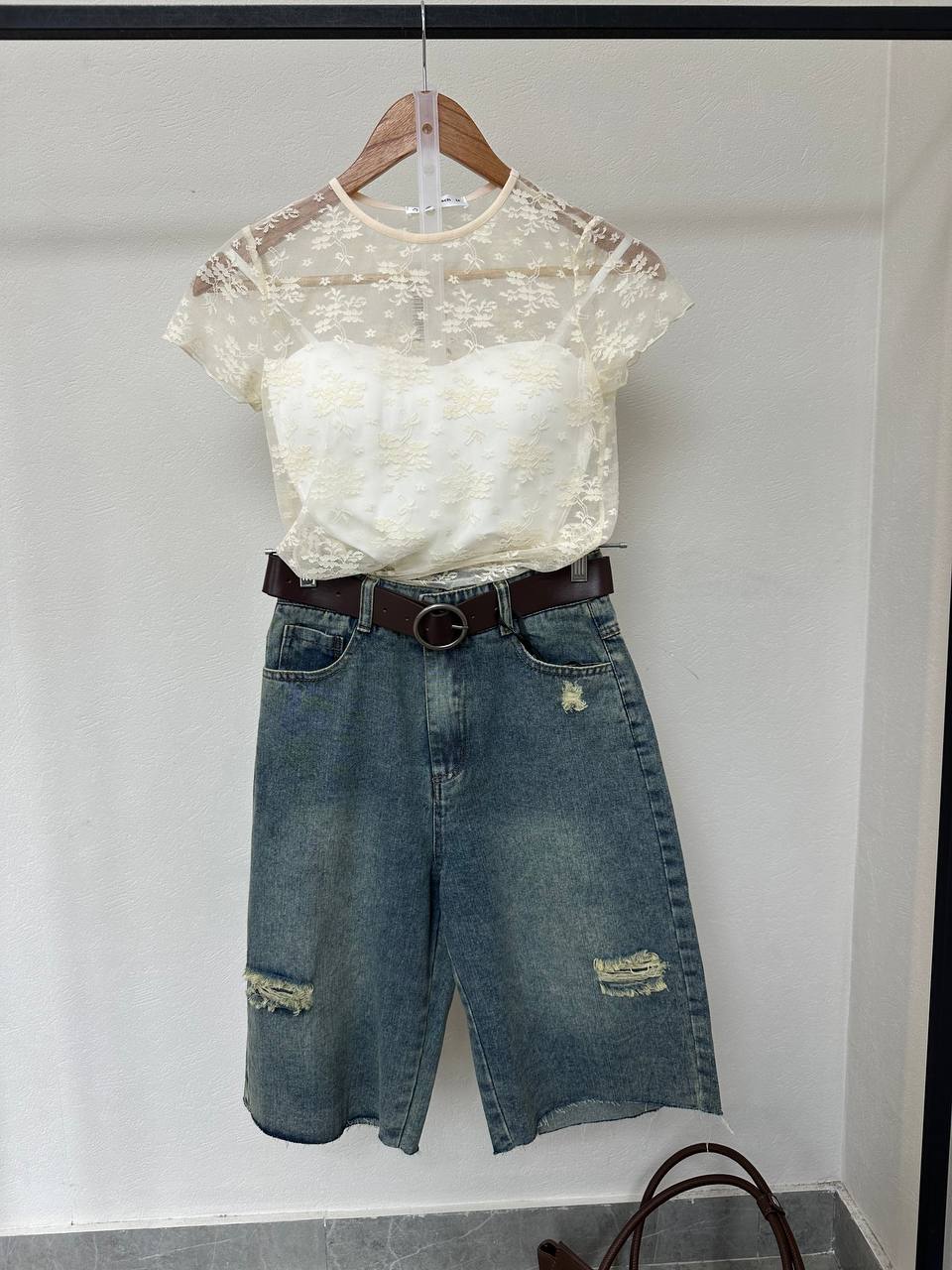 Топ кружево