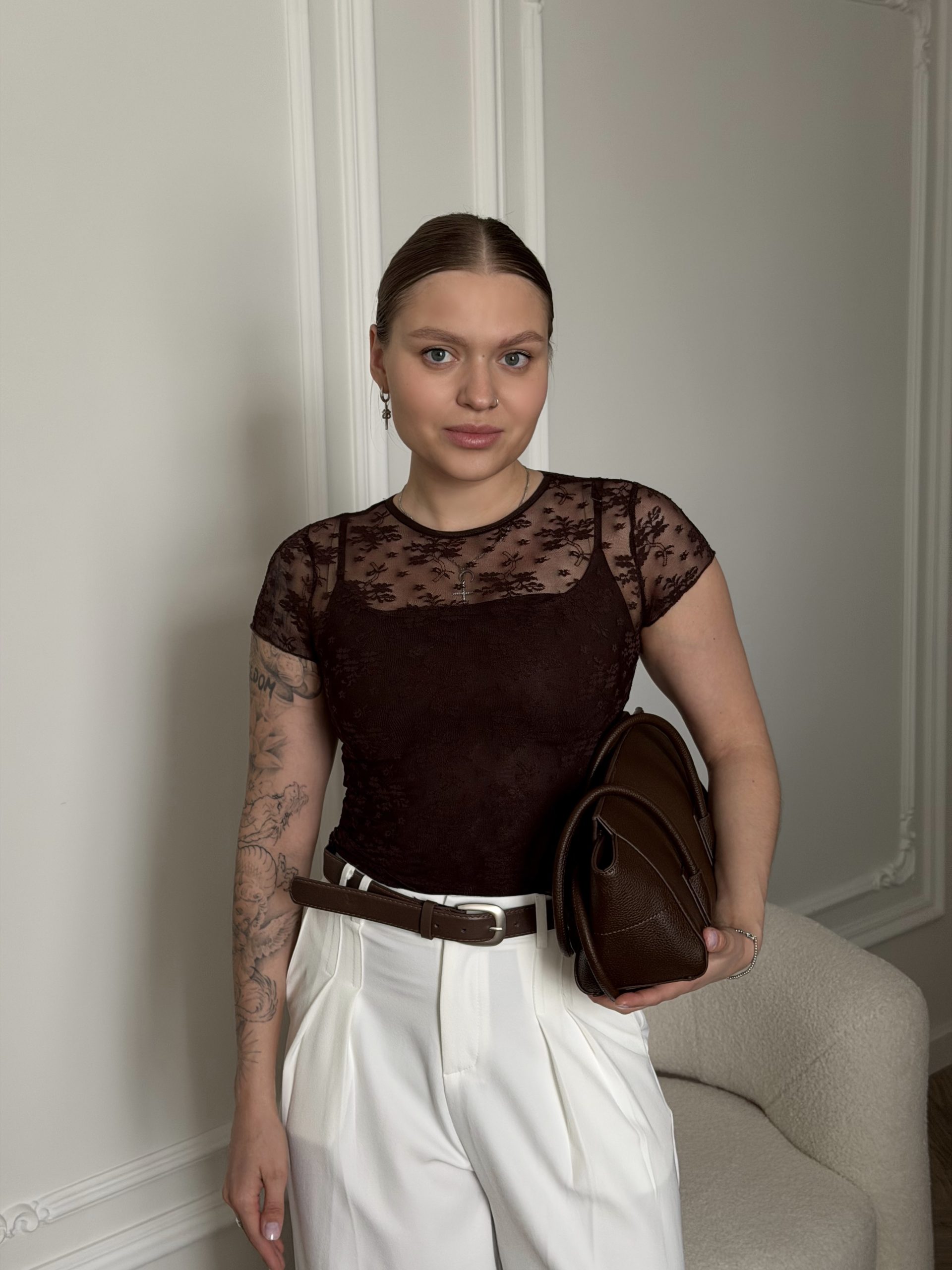 Топ кружево