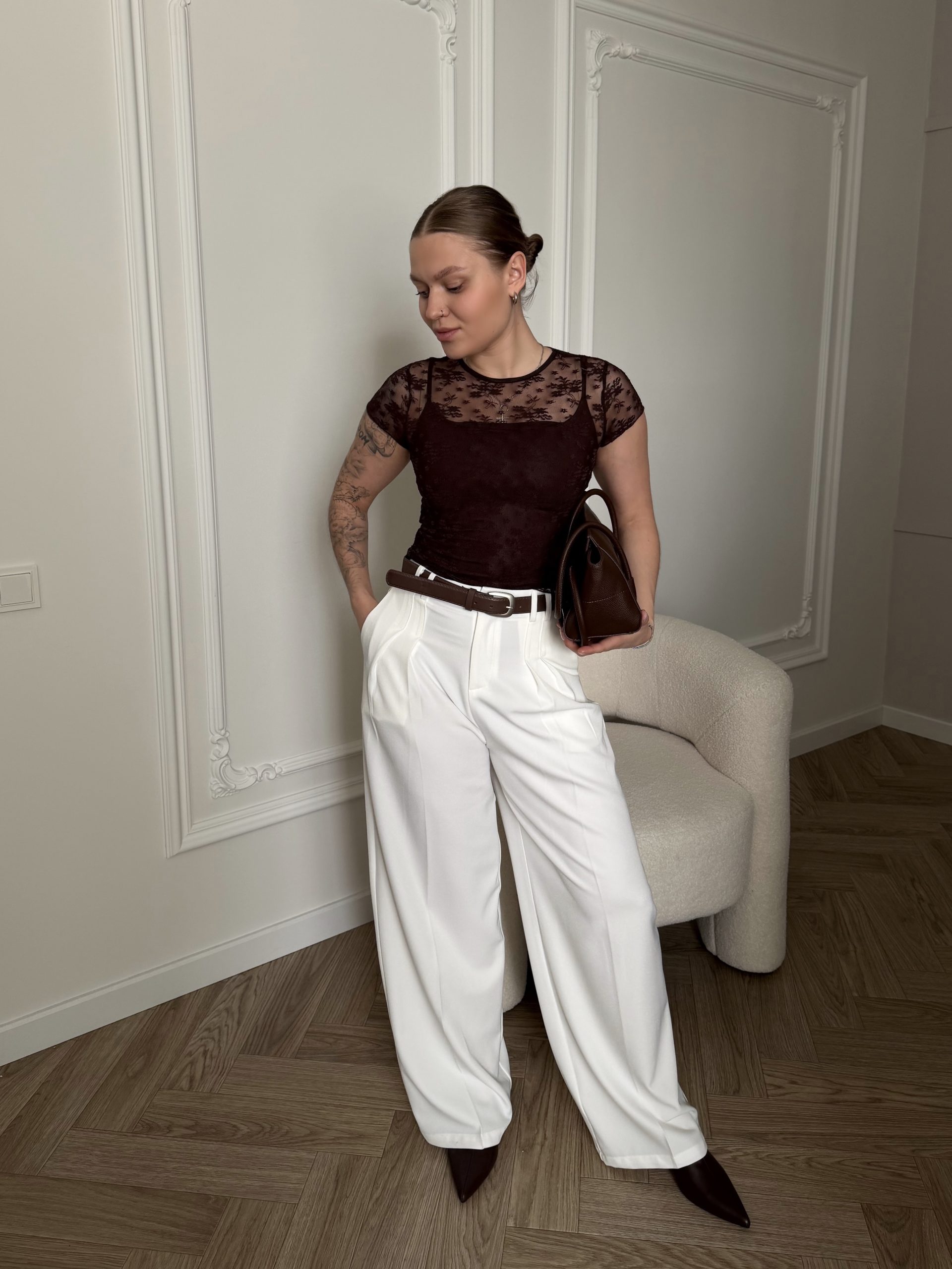 Топ кружево