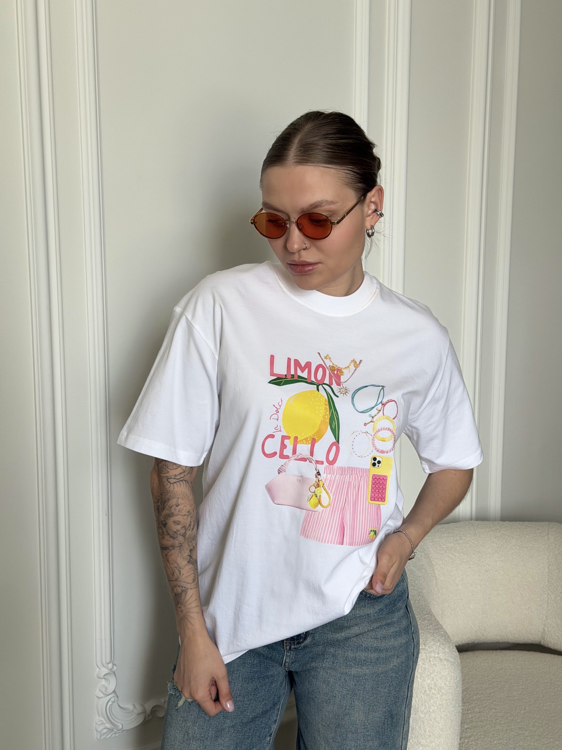 Футболка с принтом