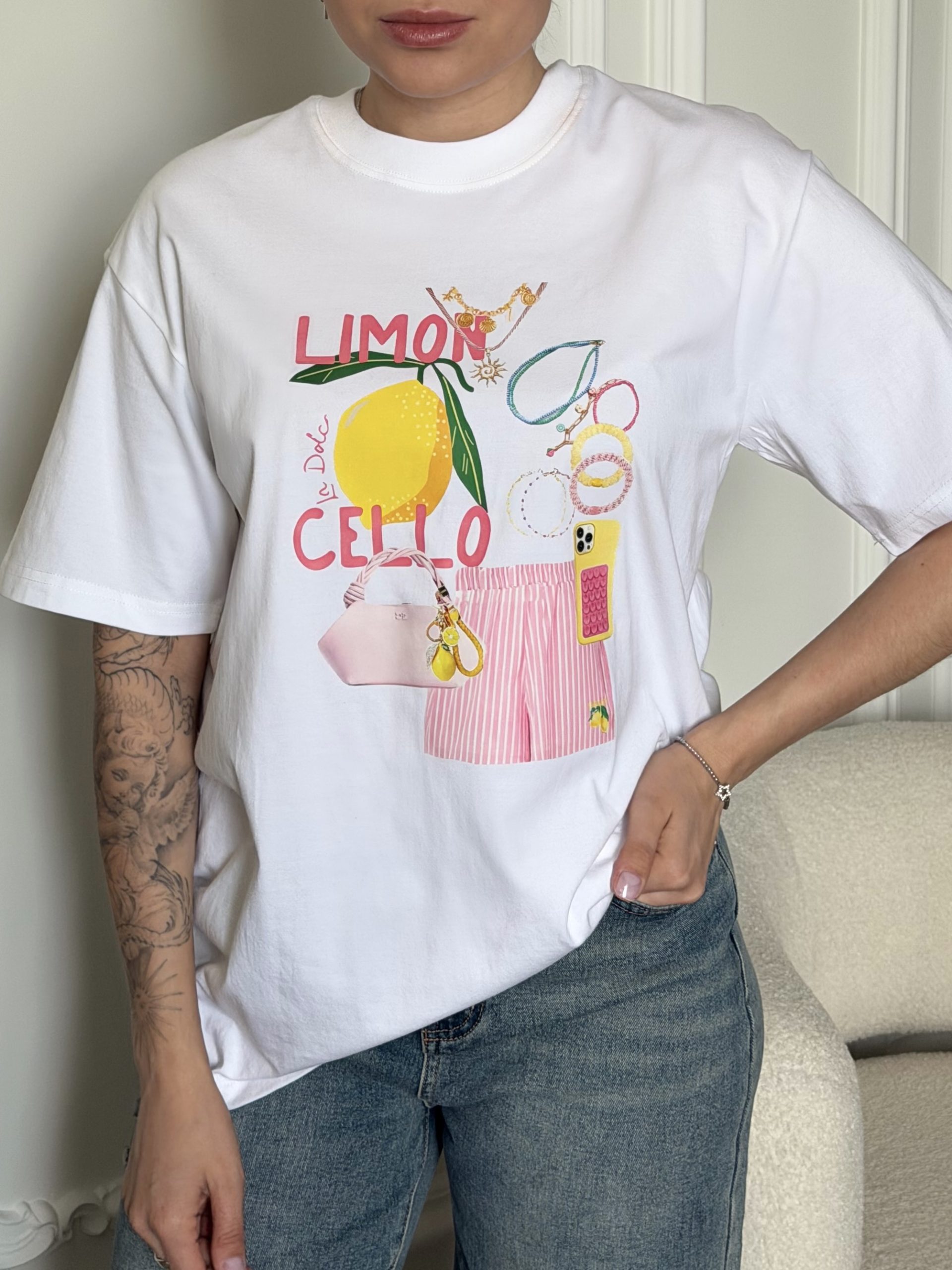 Футболка с принтом