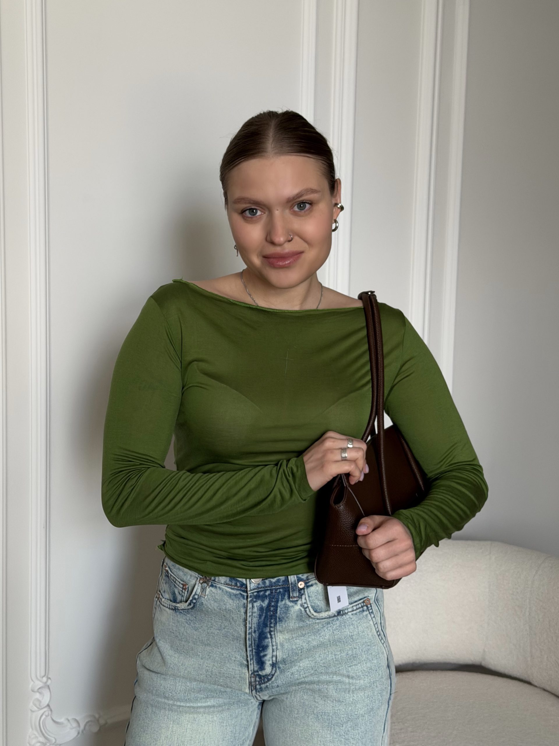 Лонгслив прозрачный