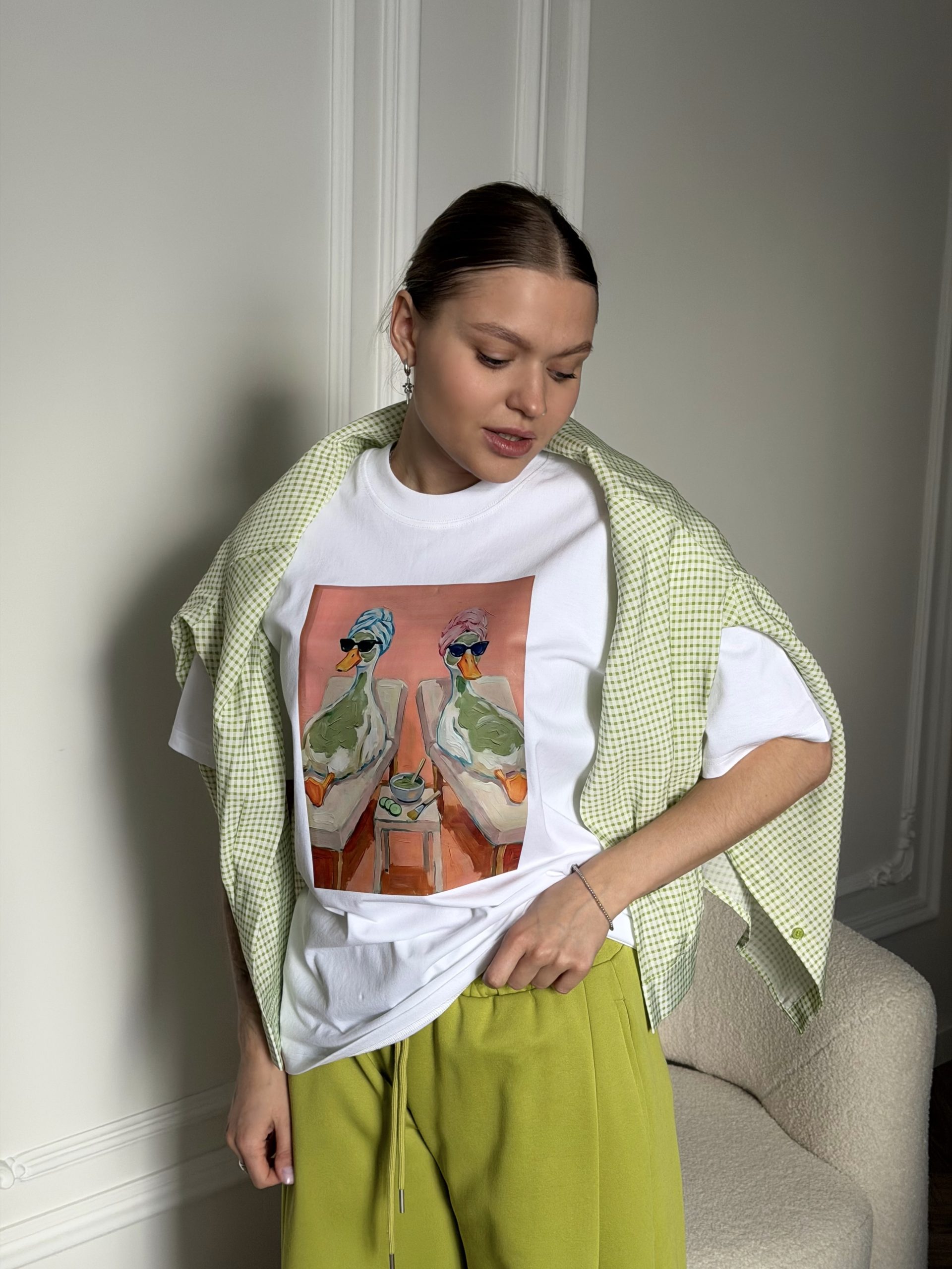 Футболка с принтом