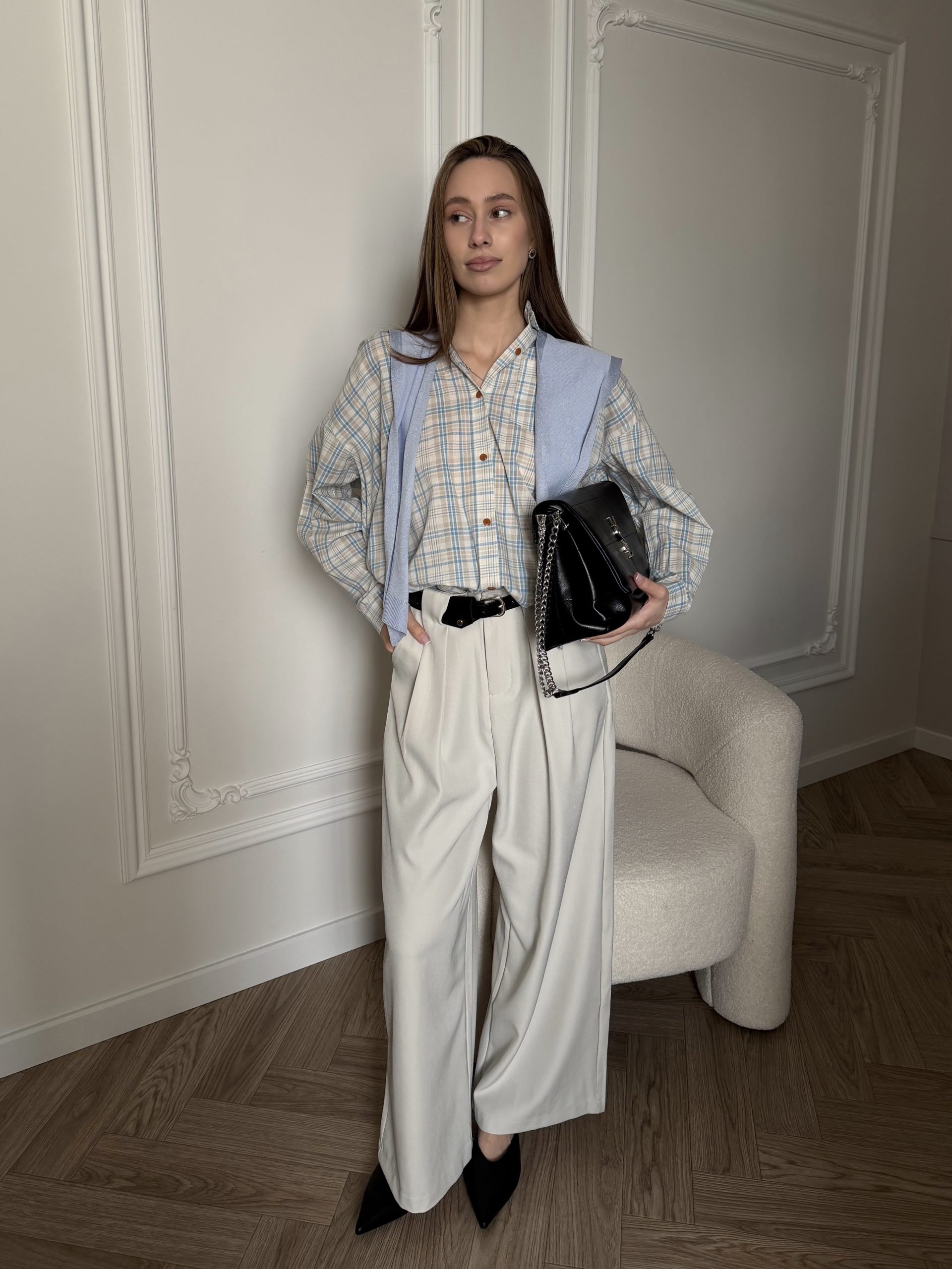 Брюки палаццо