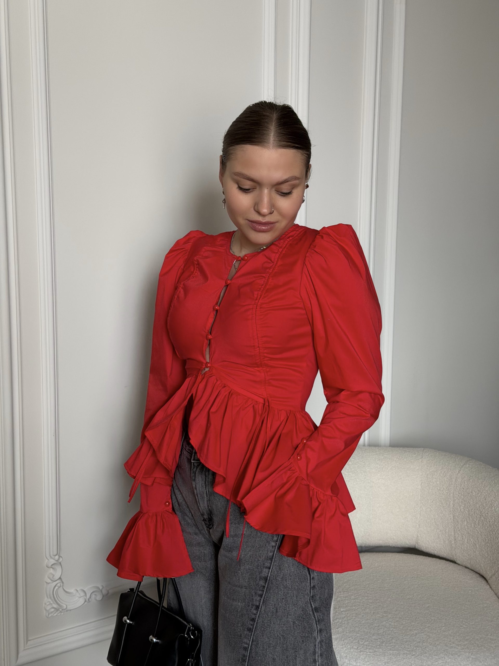 Рубашка приталенная