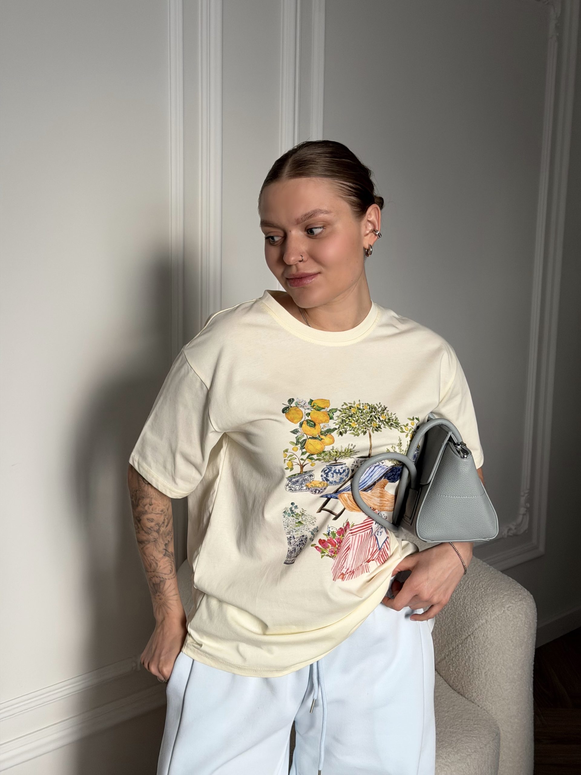 Футболка с принтом