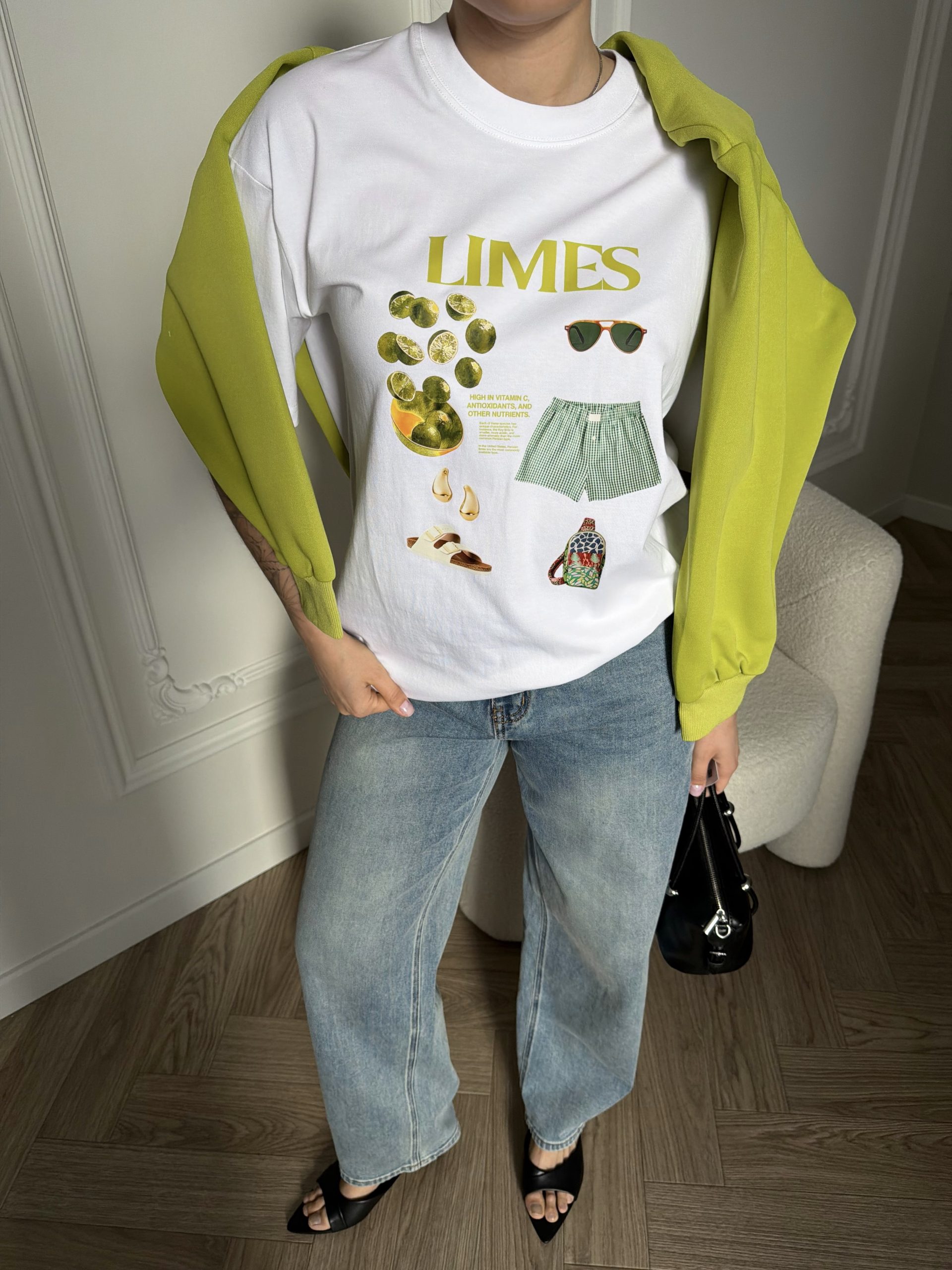 Футболка с принтом Limes