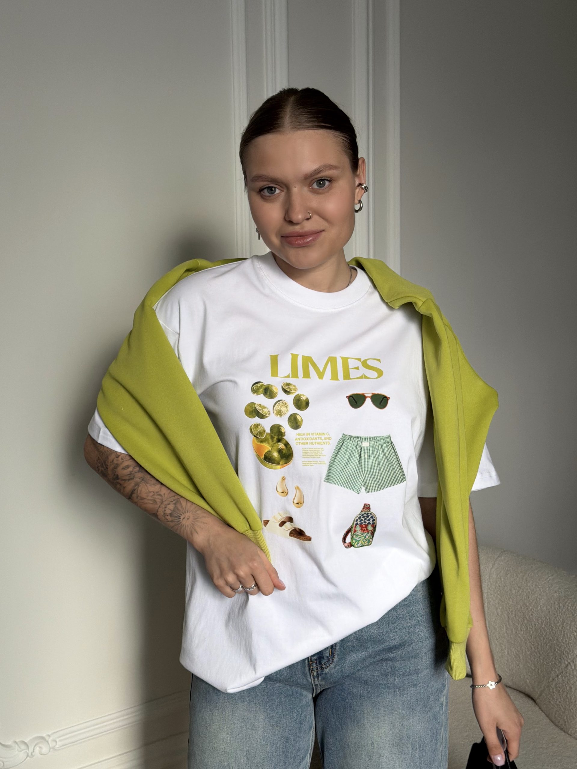 Футболка с принтом Limes