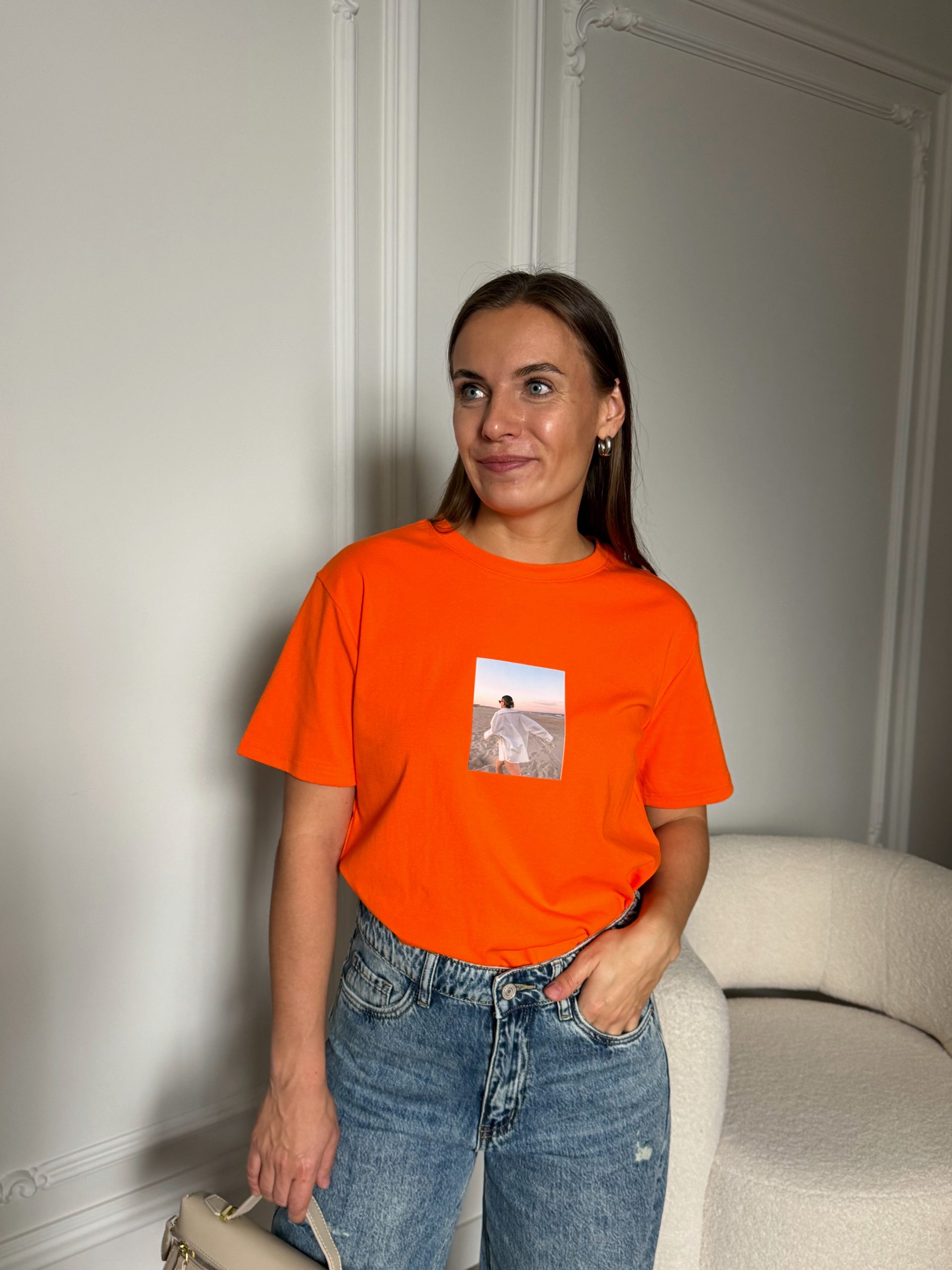 Футболка с принтом