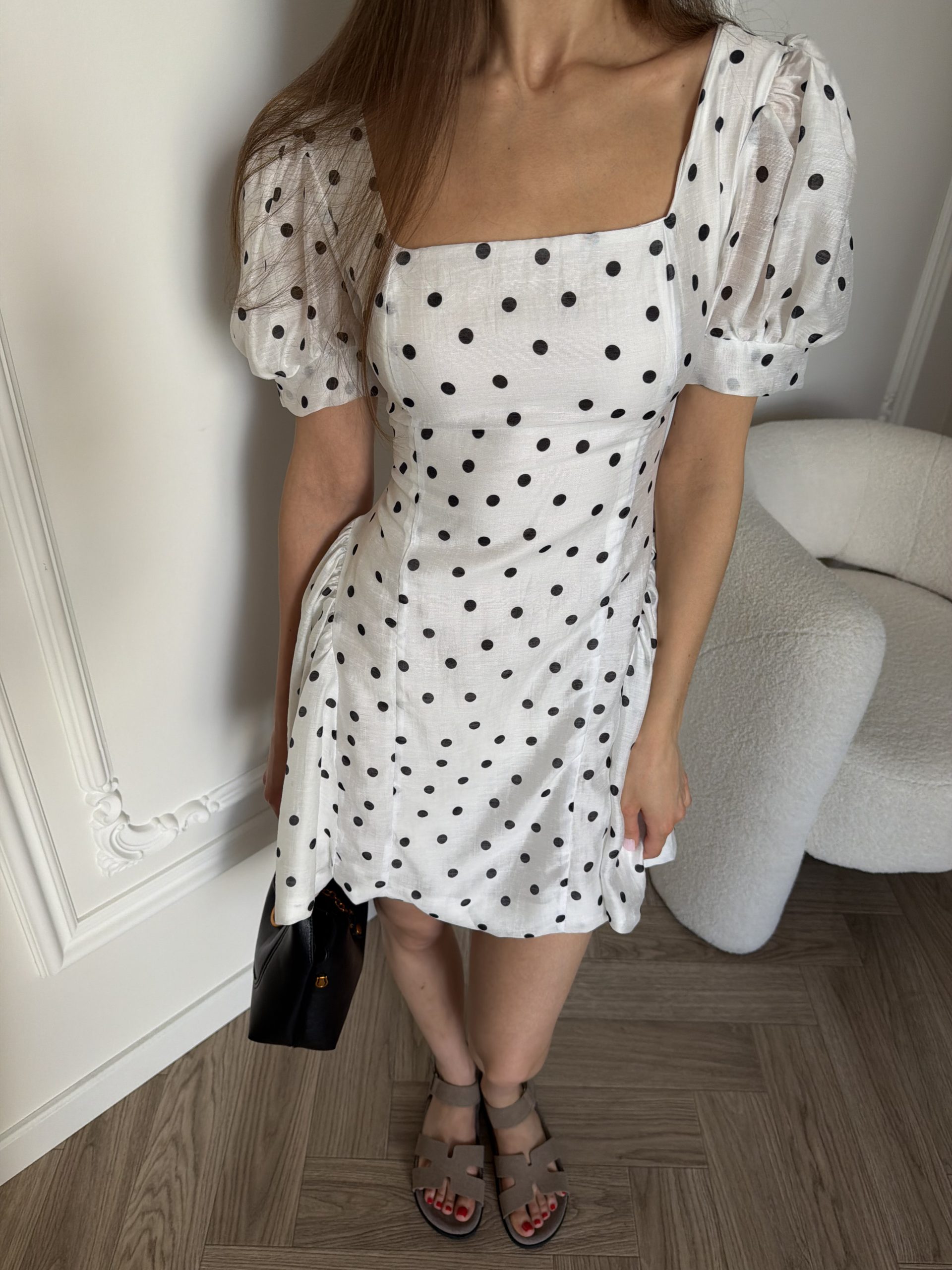 Платье в горох